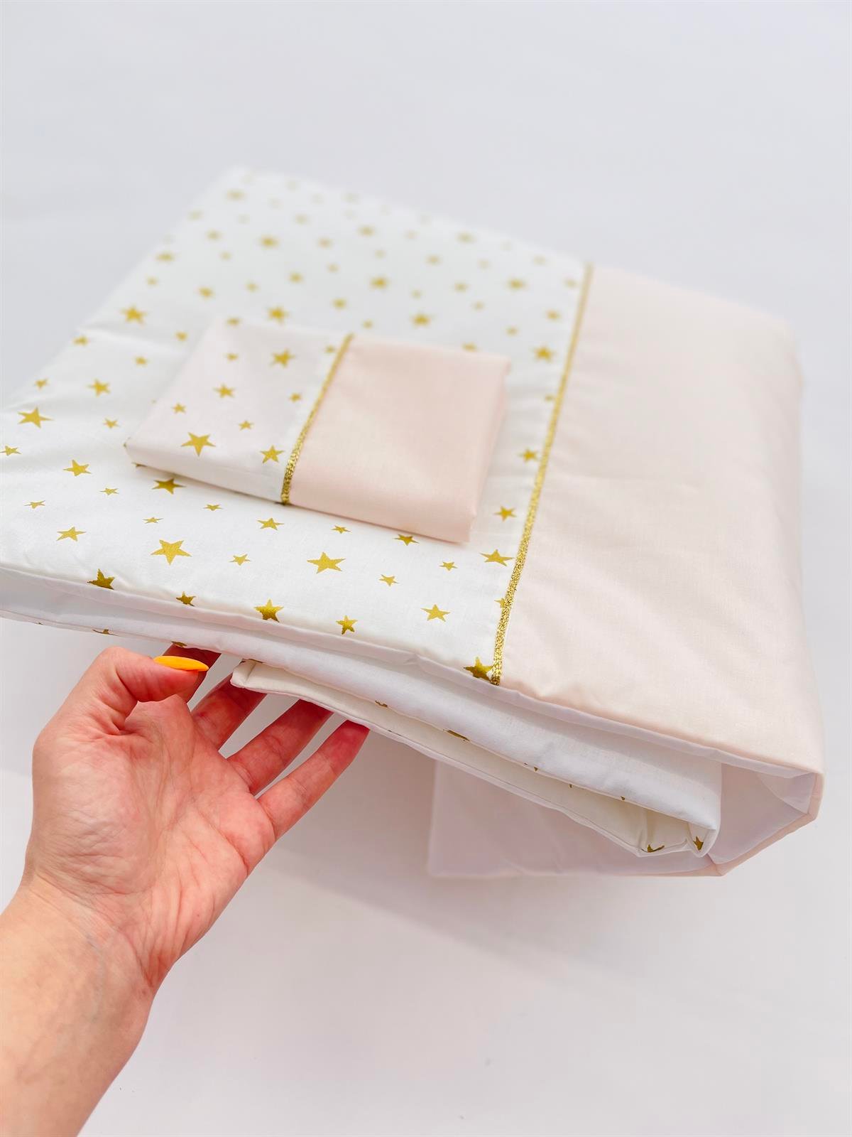 Gold Yıldızlar Somon Uyku Seti | Uyku Setleri Fiyatları - zeynebeli.com