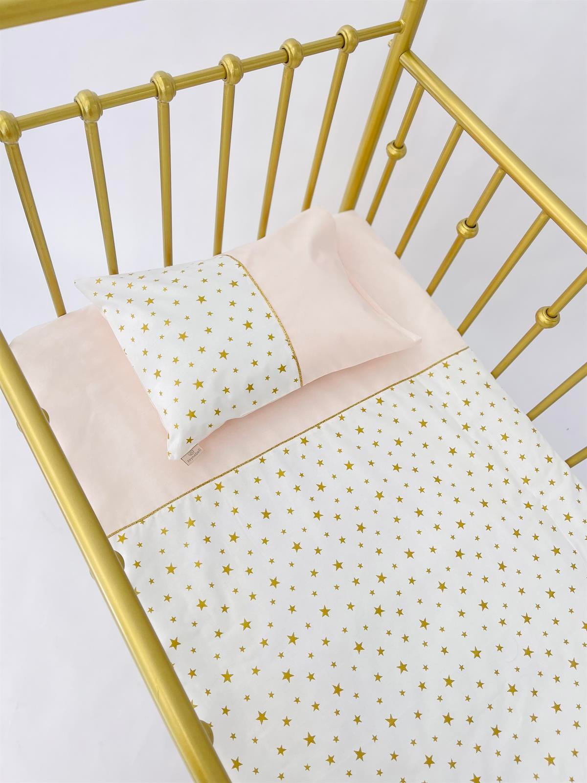 Gold Yıldızlar Somon Uyku Seti | Uyku Setleri Fiyatları - zeynebeli.com