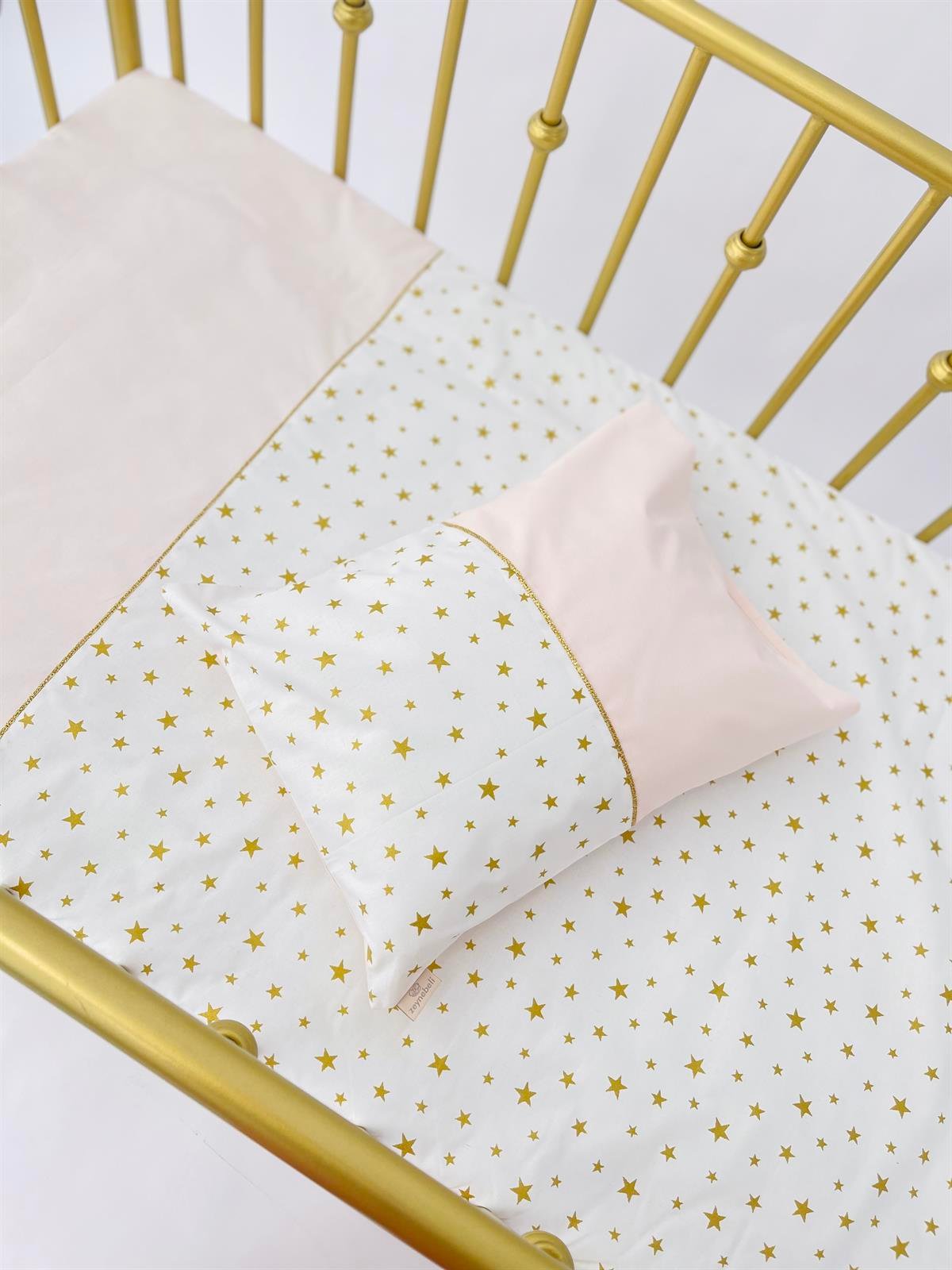 Gold Yıldızlar Somon Uyku Seti | Uyku Setleri Fiyatları - zeynebeli.com