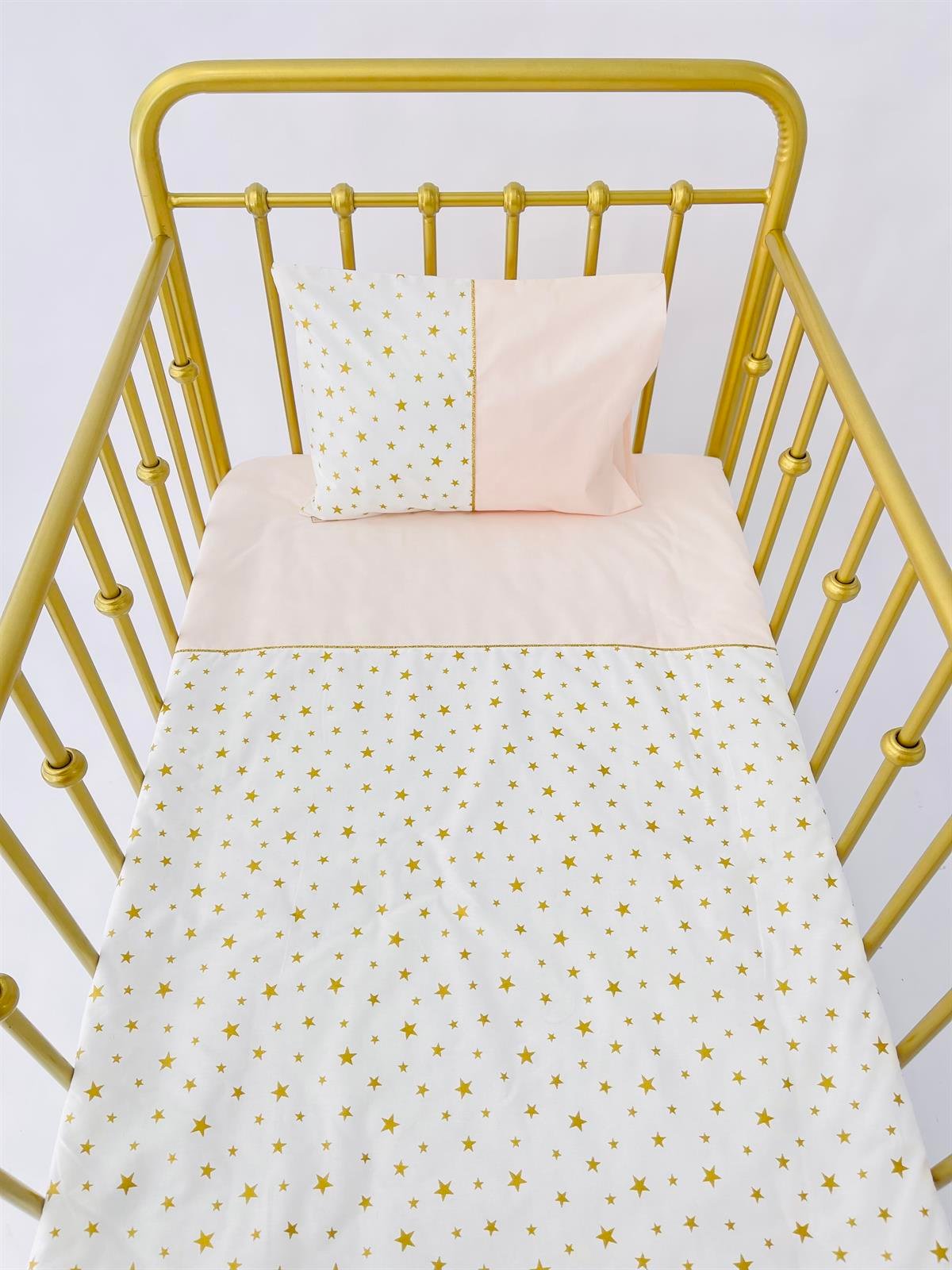 Gold Yıldızlar Somon Uyku Seti | Uyku Setleri Fiyatları - zeynebeli.com