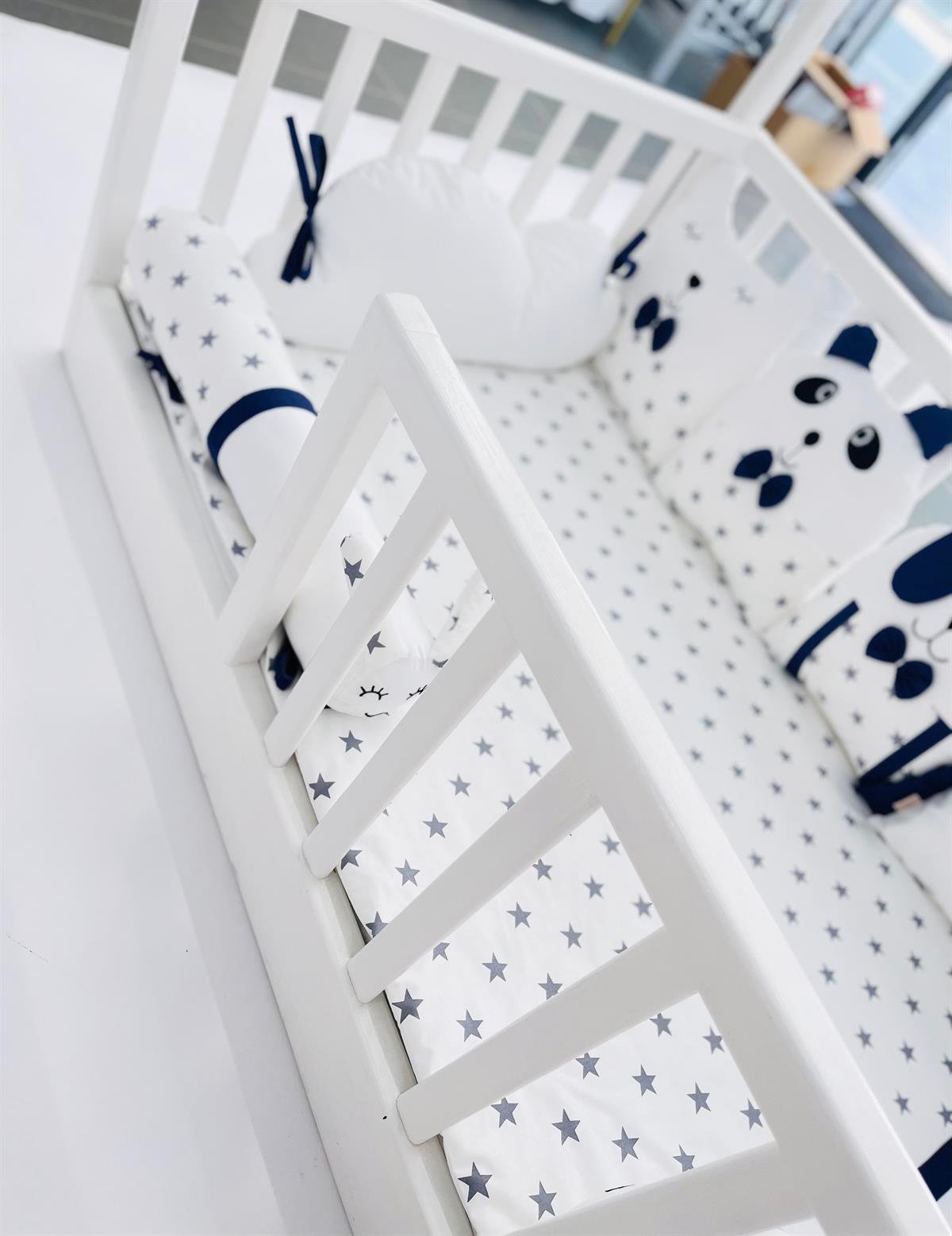 Grey Stars Lacivert Uyku Seti | Uyku Setleri Fiyatları - zeynebeli.com