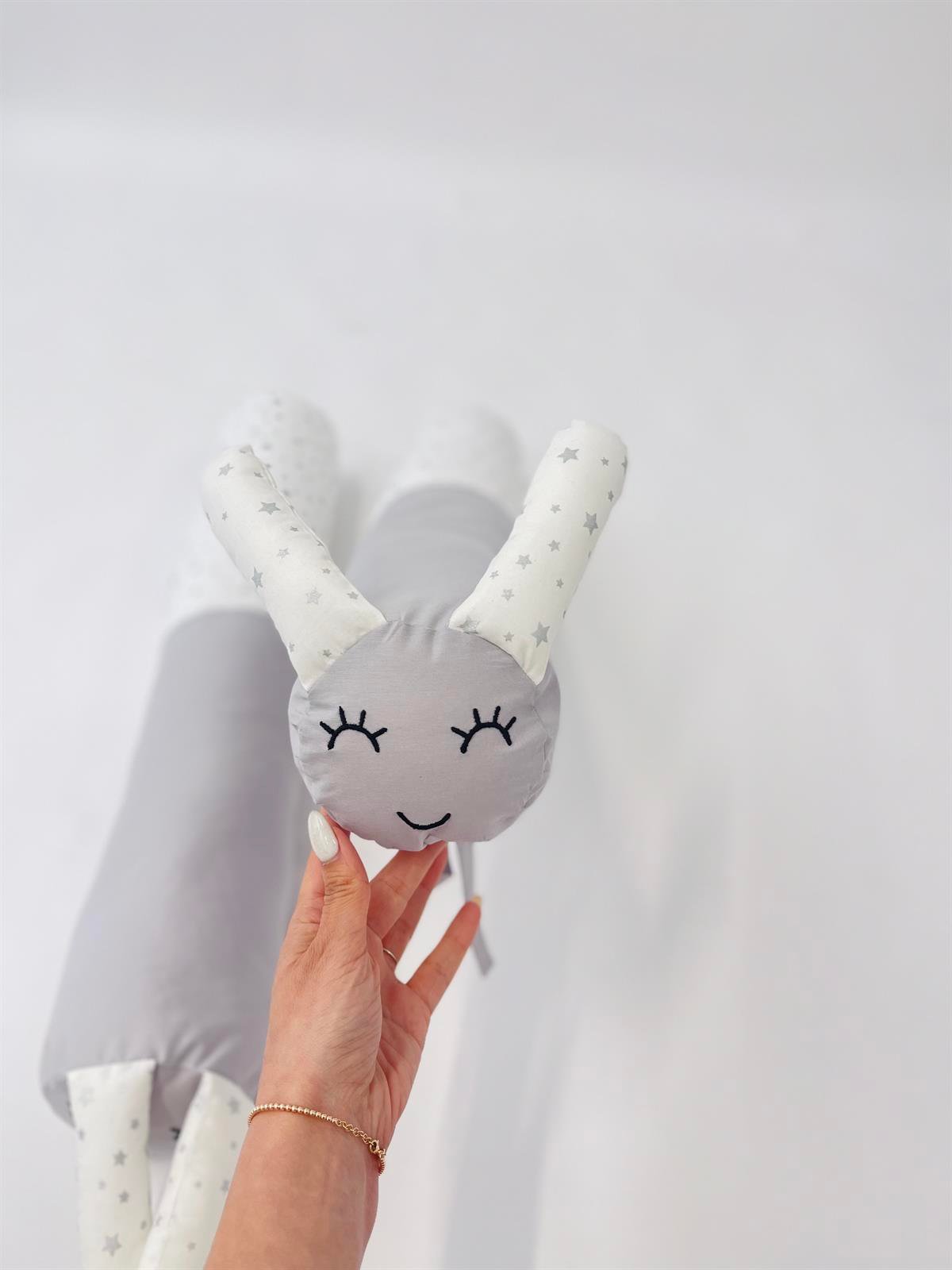 Gümüş Yıldızlar Gri Uyku Seti | Uyku Setleri Fiyatları - zeynebeli.com