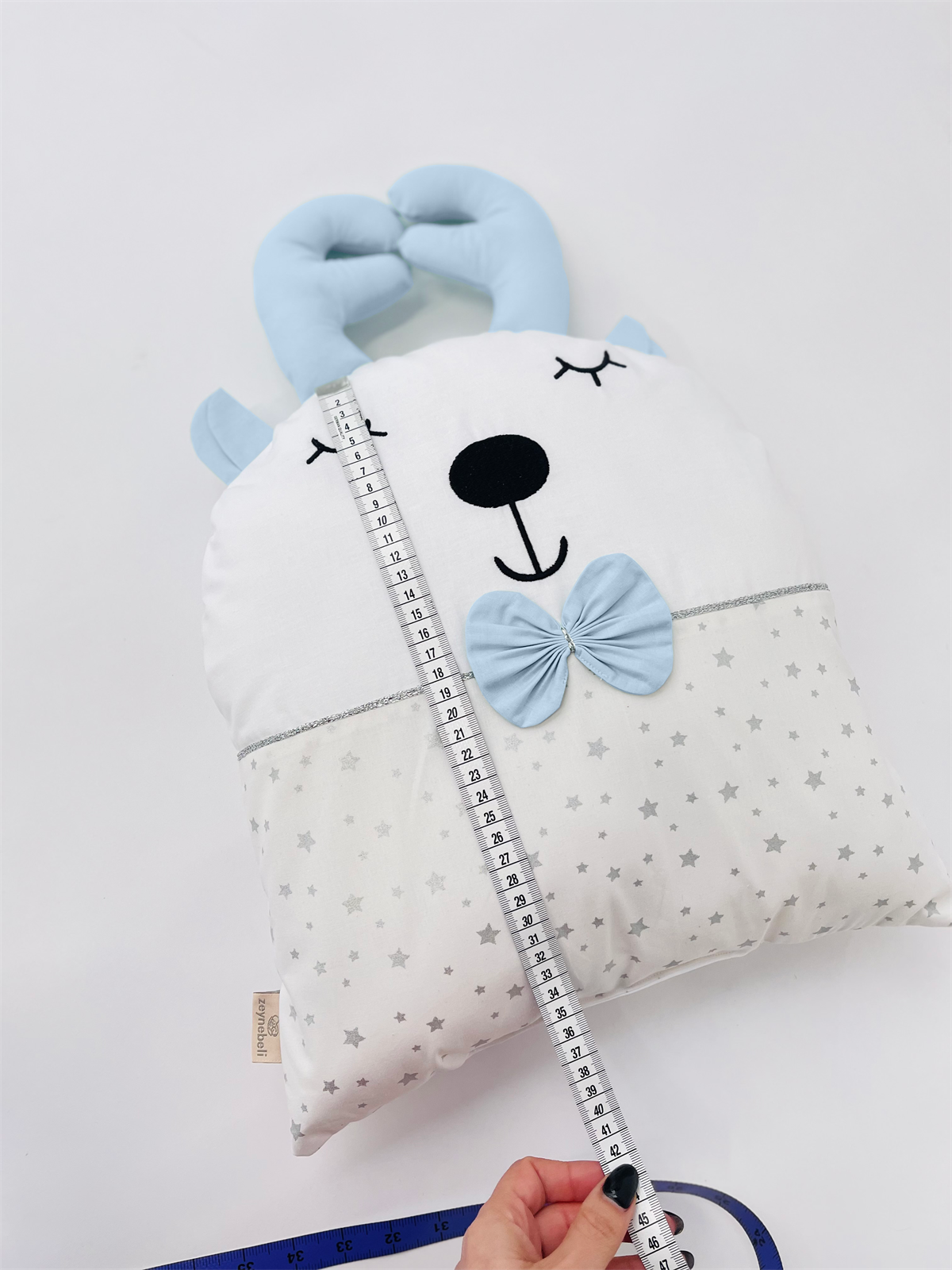 Gümüş Yıldızlar Mavi Uyku Seti | Uyku Setleri Fiyatları - zeynebeli.com