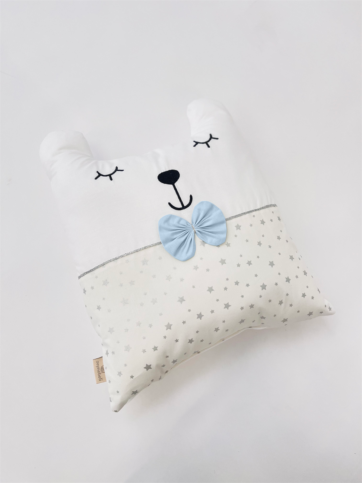 Gümüş Yıldızlar Mavi Uyku Seti | Uyku Setleri Fiyatları - zeynebeli.com
