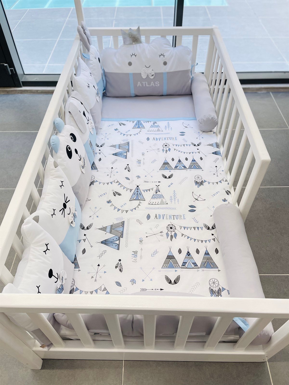 İndigo Mavi Uyku Seti | Zeynebeli