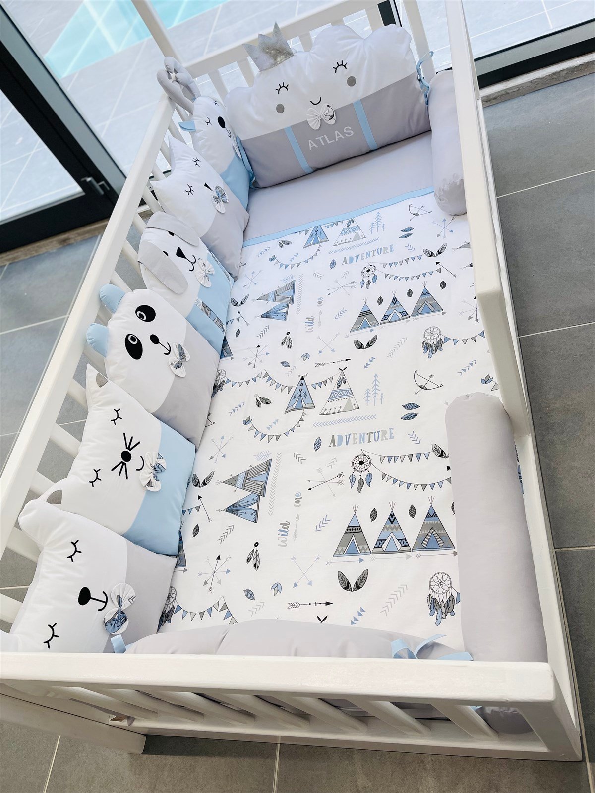 İndigo Mavi Uyku Seti | Zeynebeli