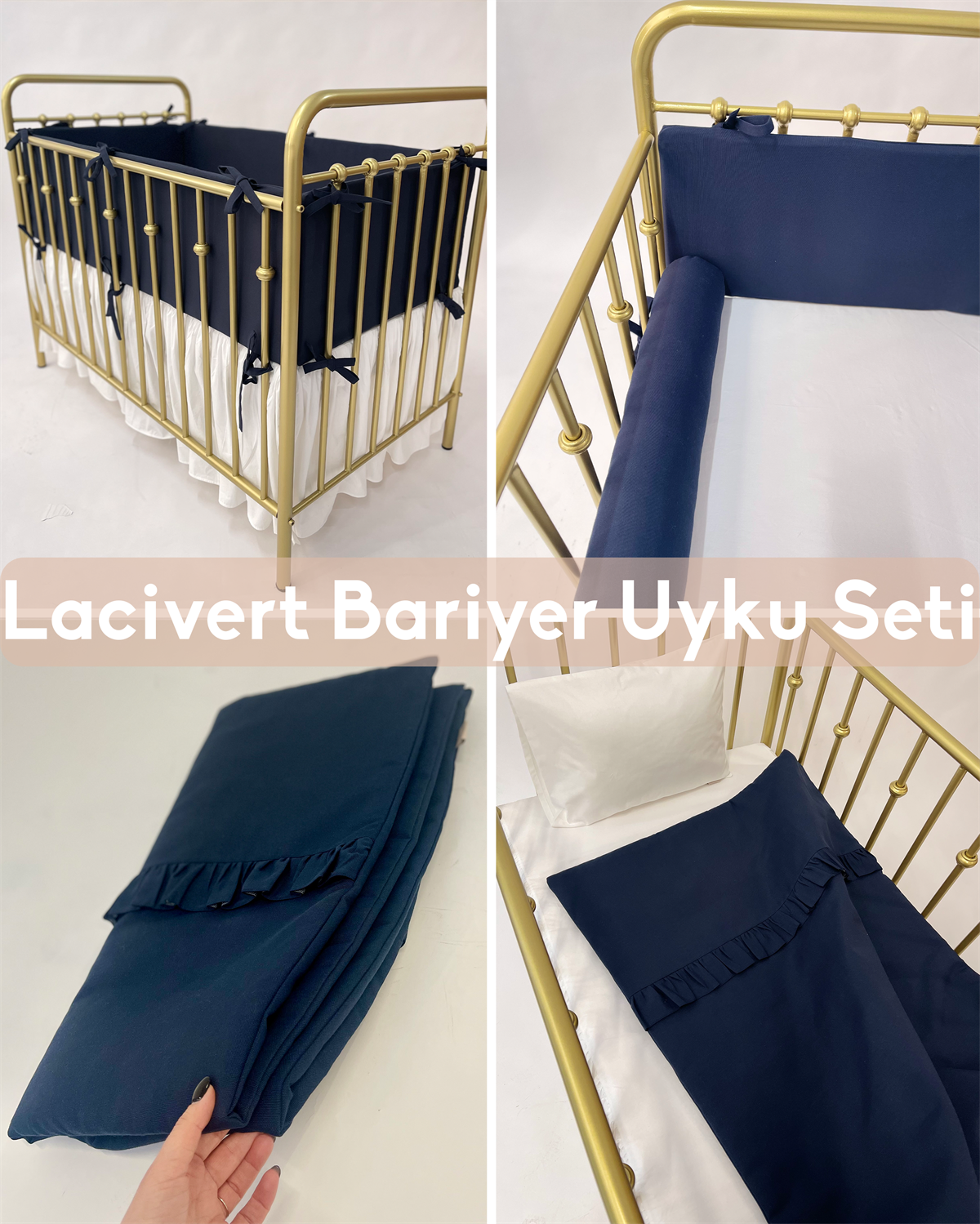 Lacivert Bariyer Uyku Seti | Uyku Setleri Fiyatları - zeynebeli.com