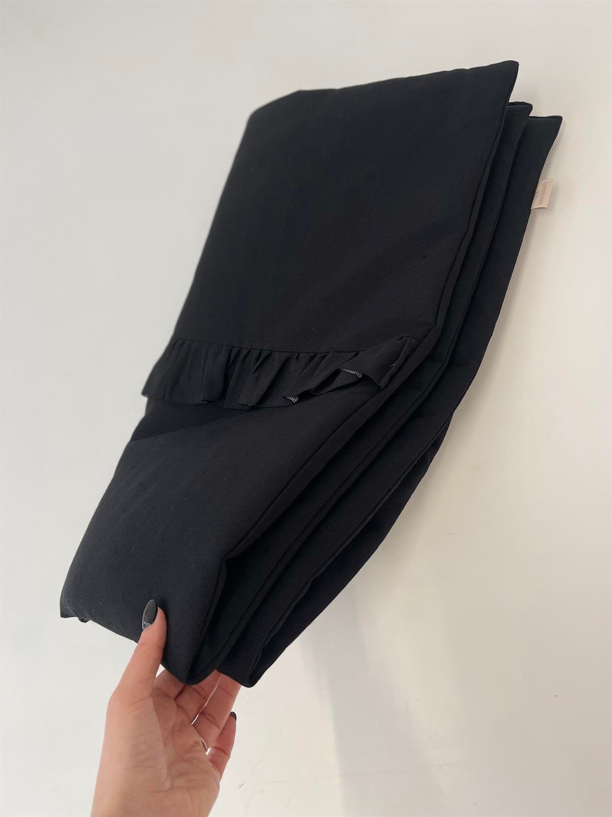 Siyah Silindir Uyku Seti | Uyku Setleri Fiyatları - zeynebeli.com