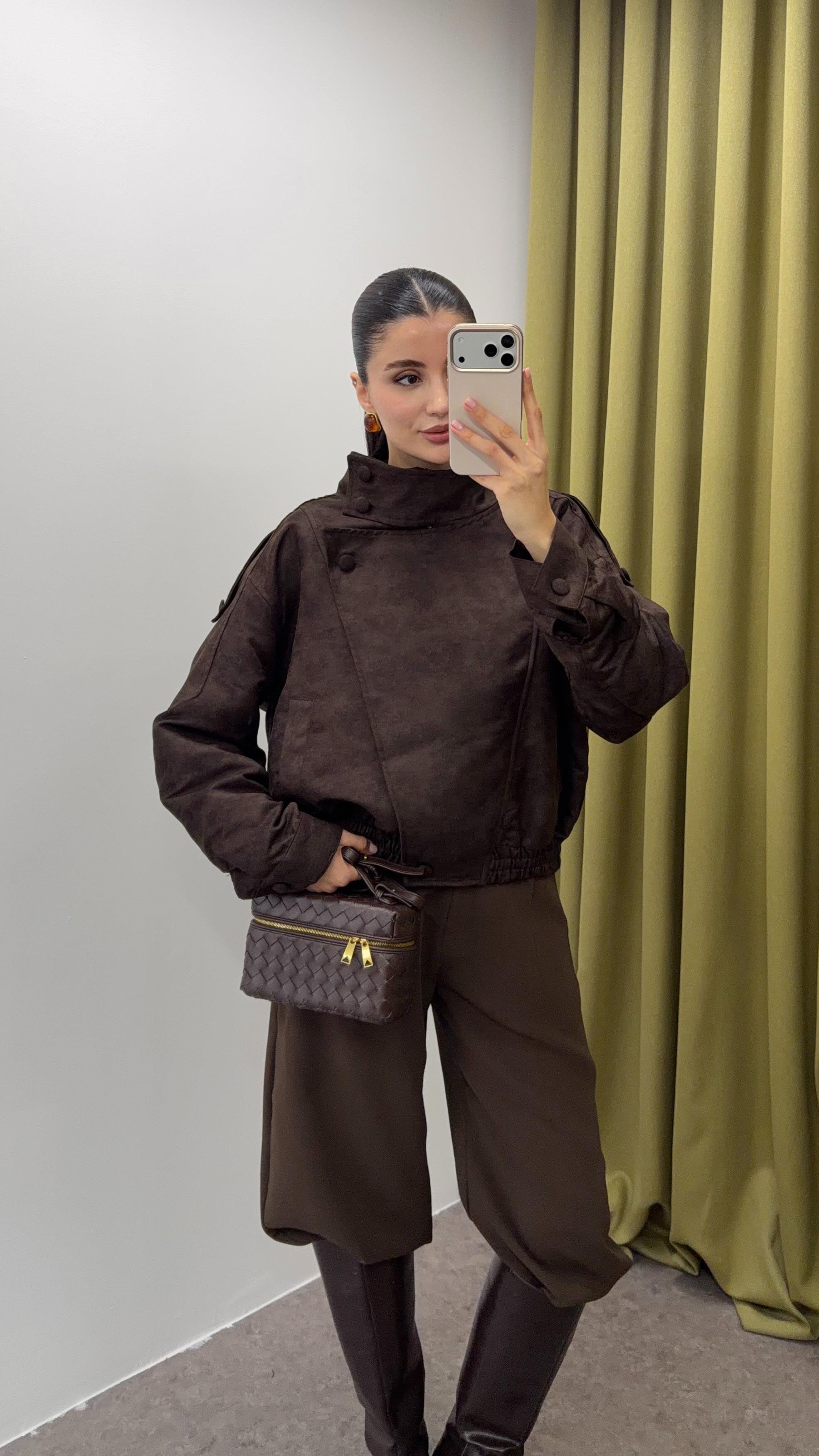 Acı Kahve Süet Ceket