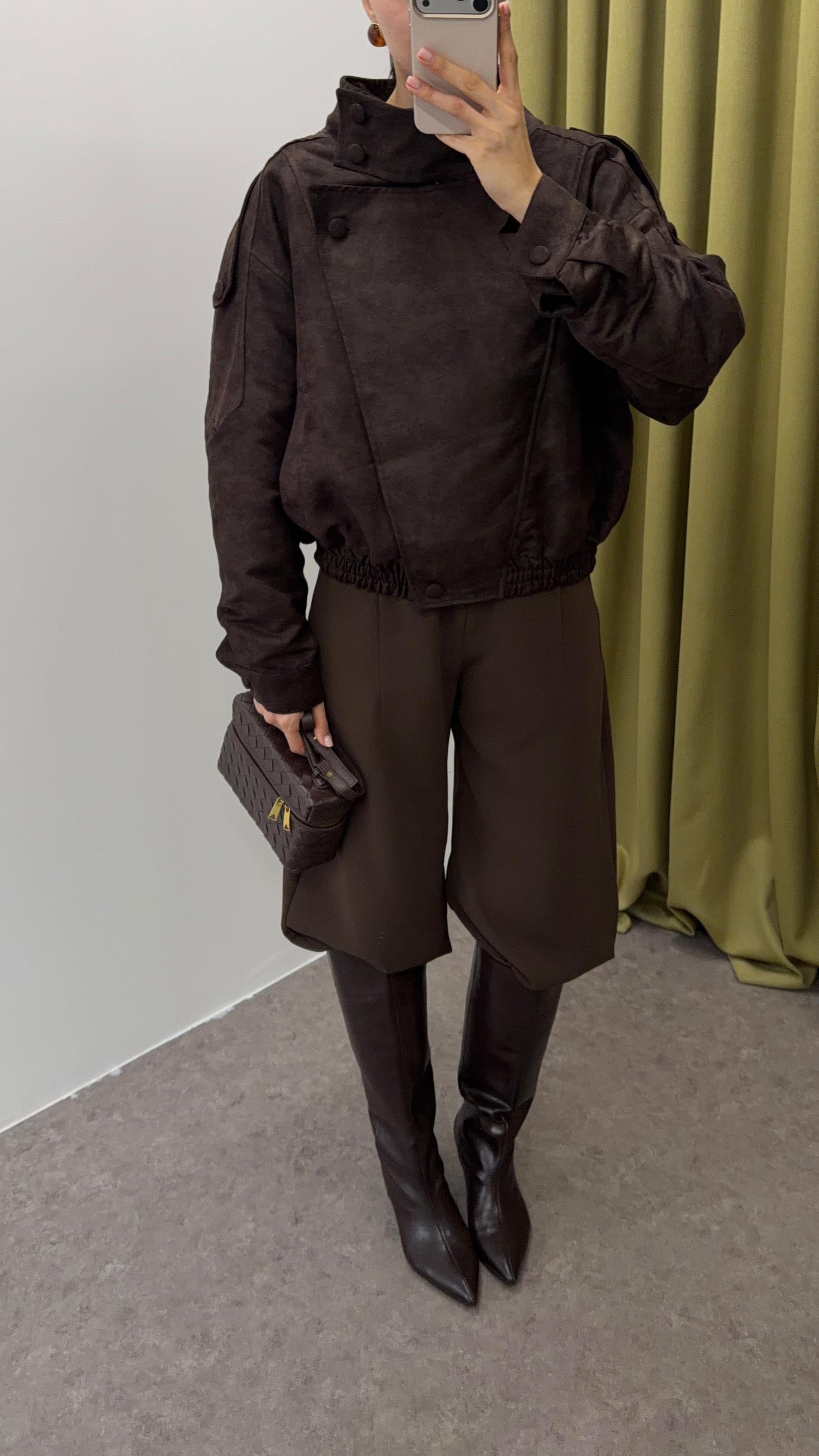 Acı Kahve Süet Ceket