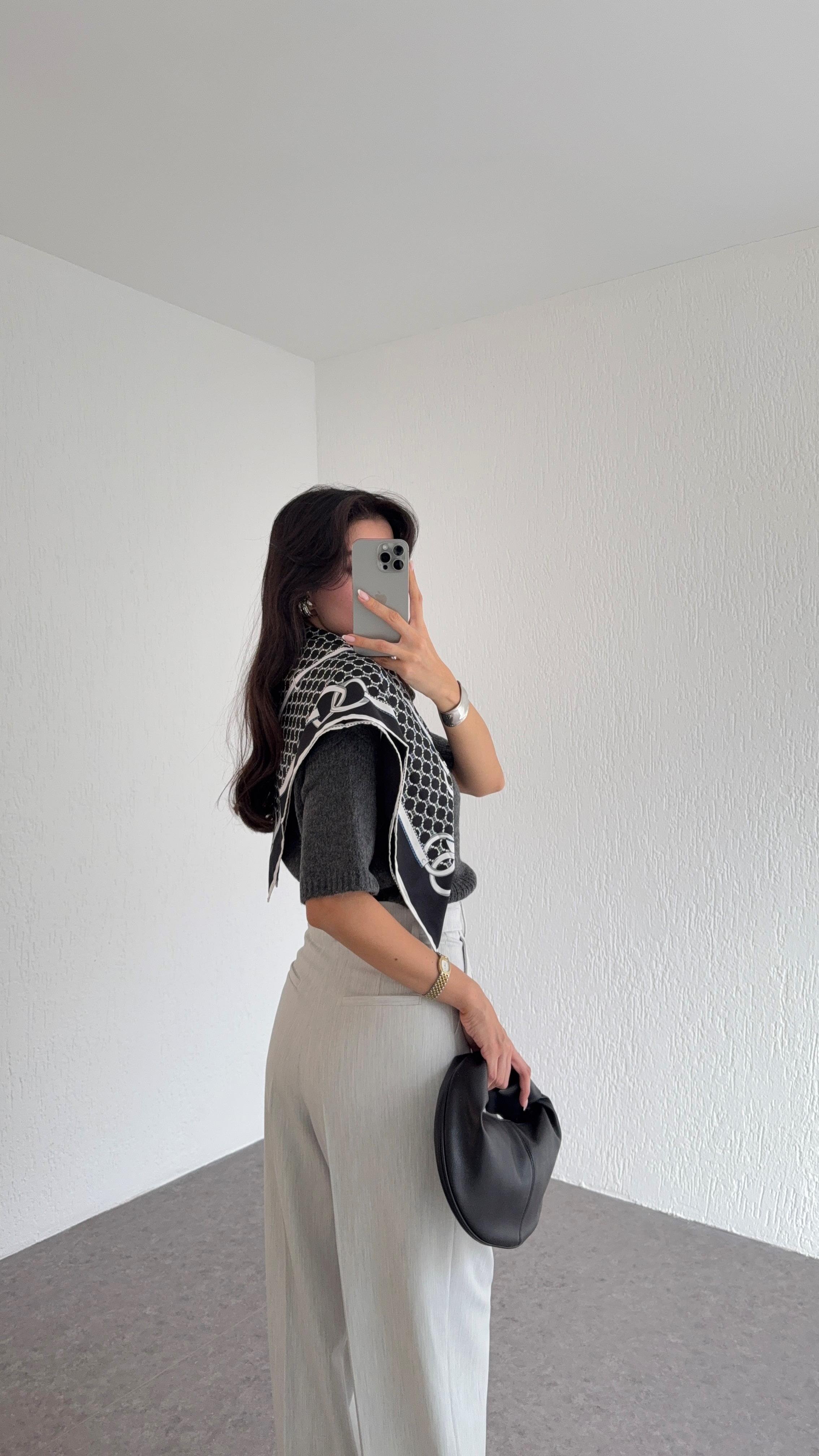 Açık Gri Dilvin Palazzo Pantolon