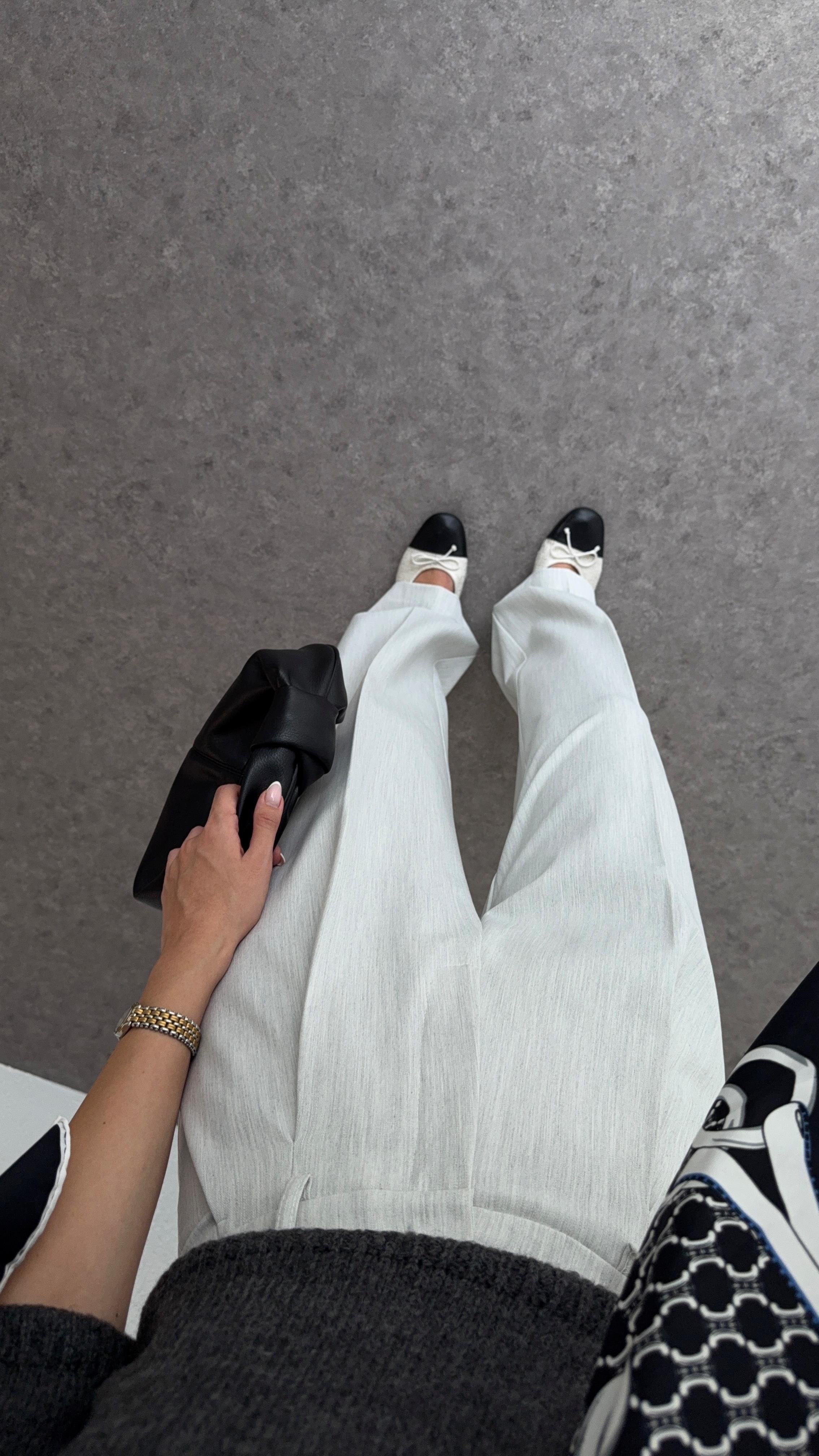 Açık Gri Dilvin Palazzo Pantolon