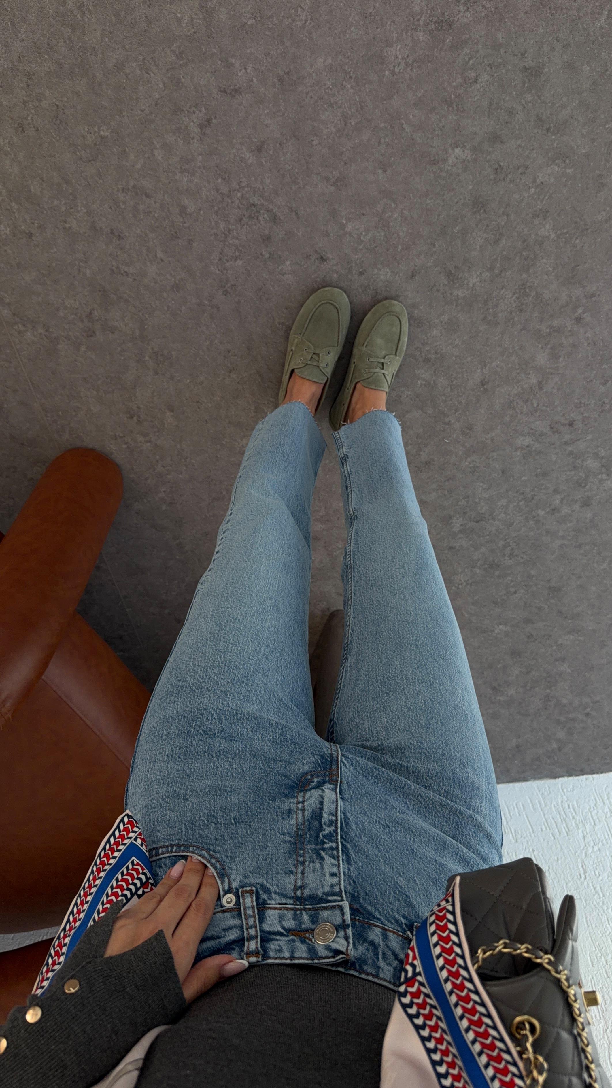 Açık Mavi Momfit Jean