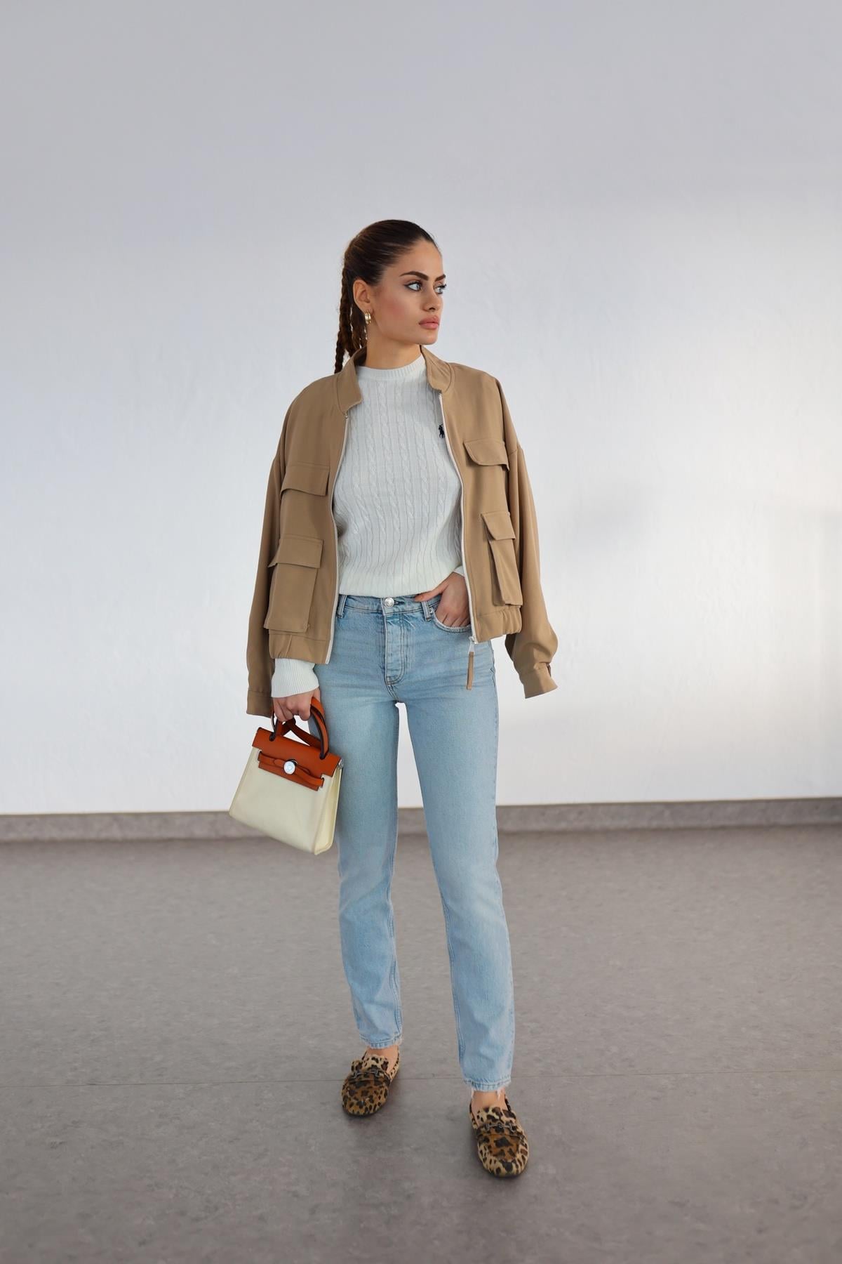Açık Mavi Momfit Jean