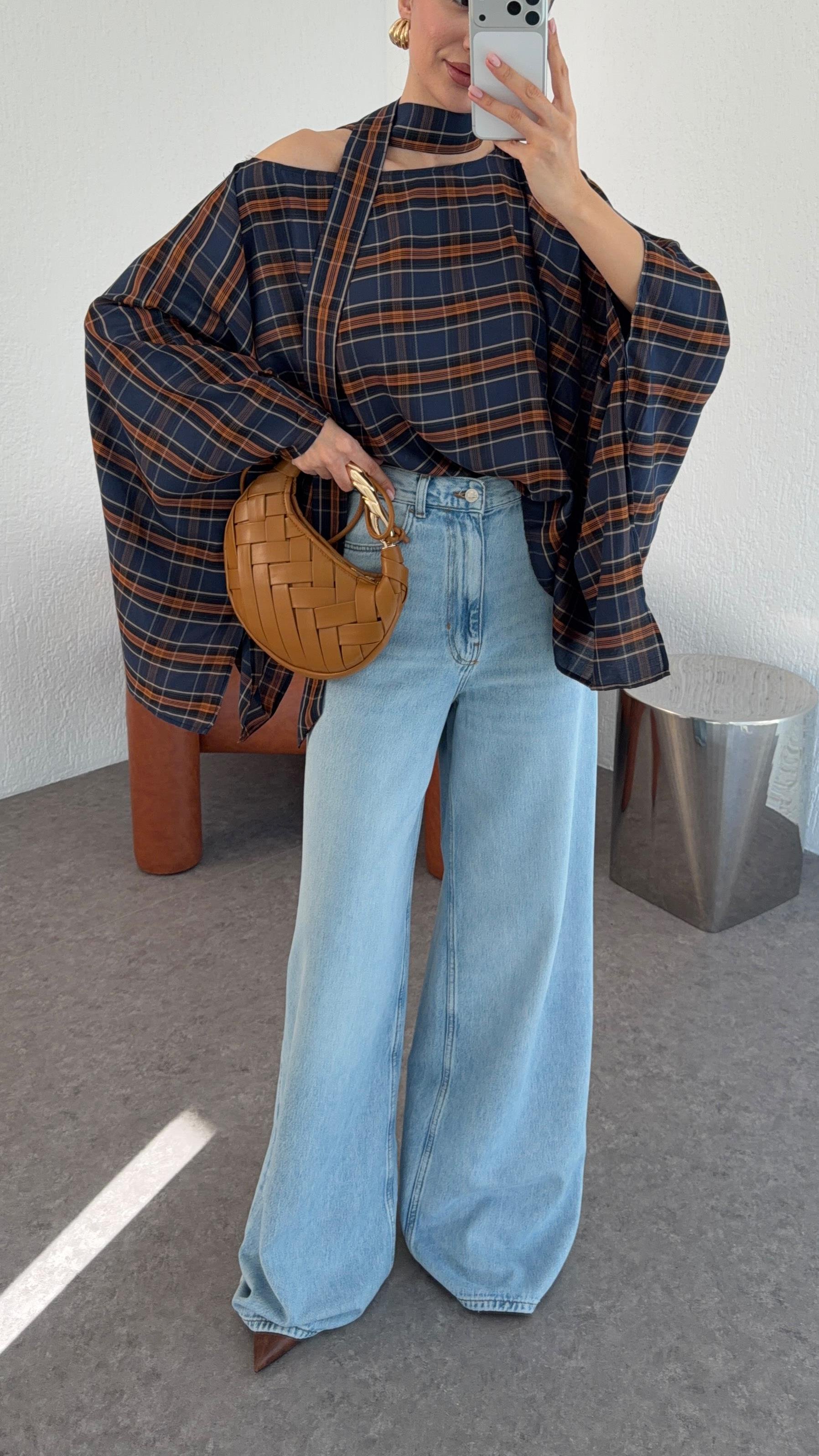 Açık Mavi Salaş Jean