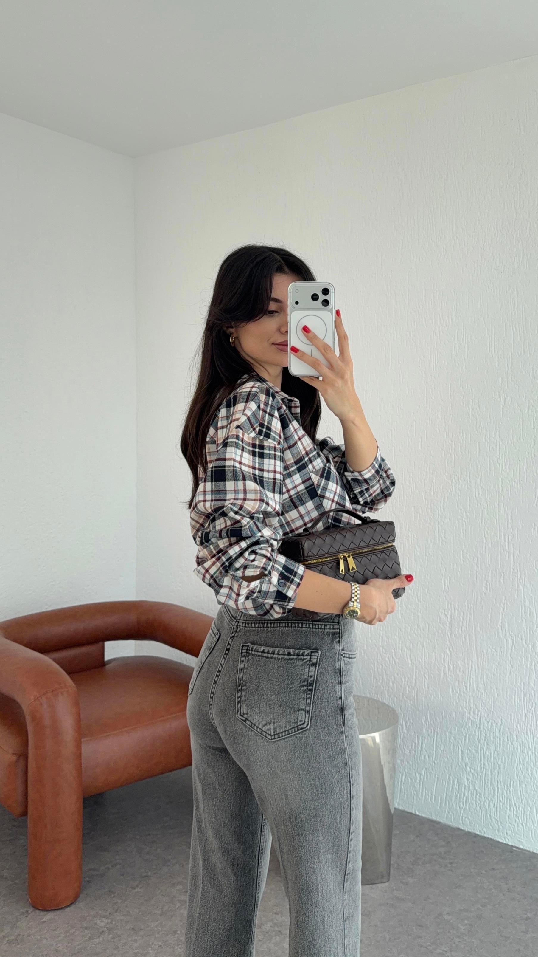 Antrasit Flare Jean