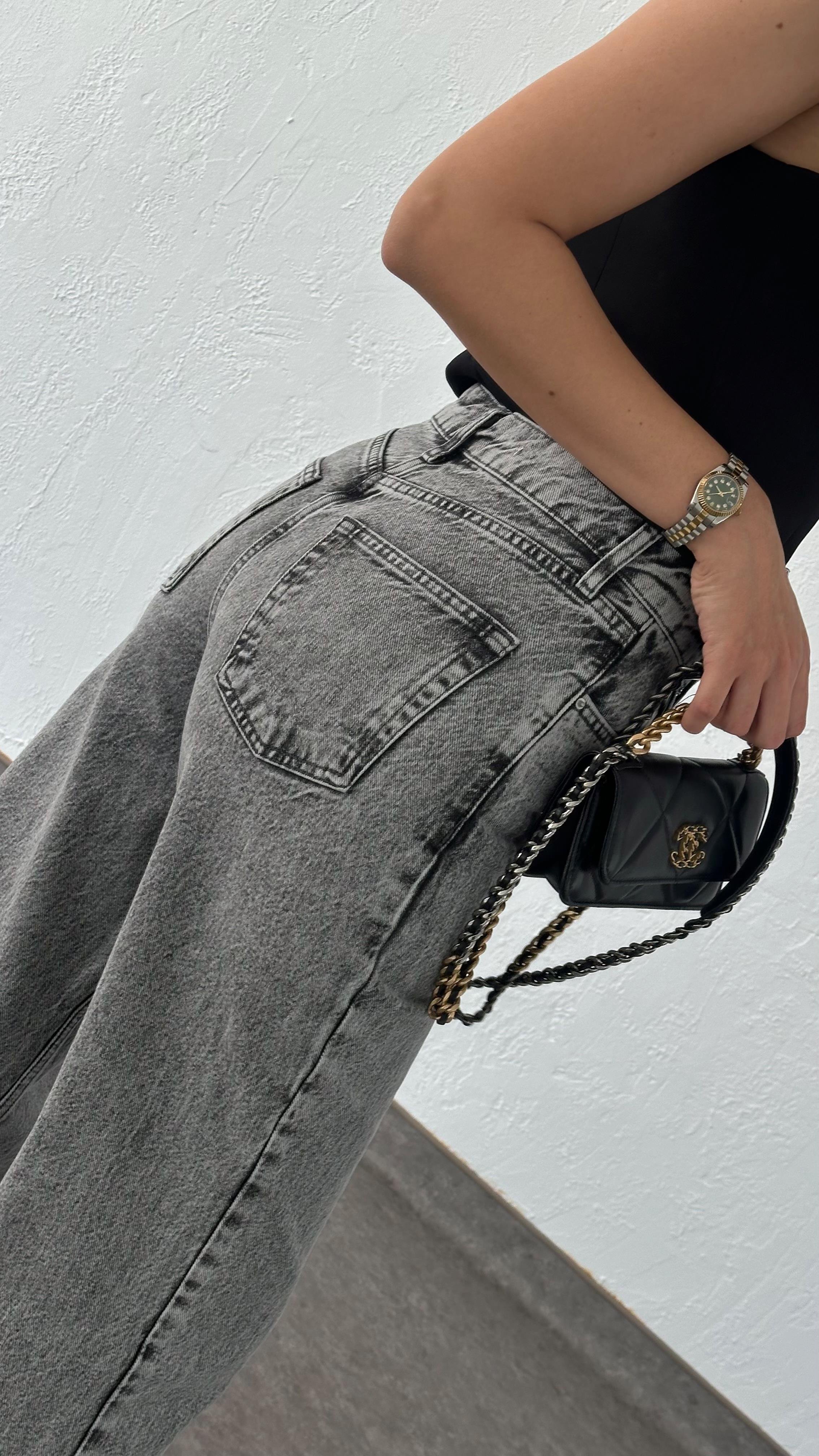 Antrasit Straight Jean