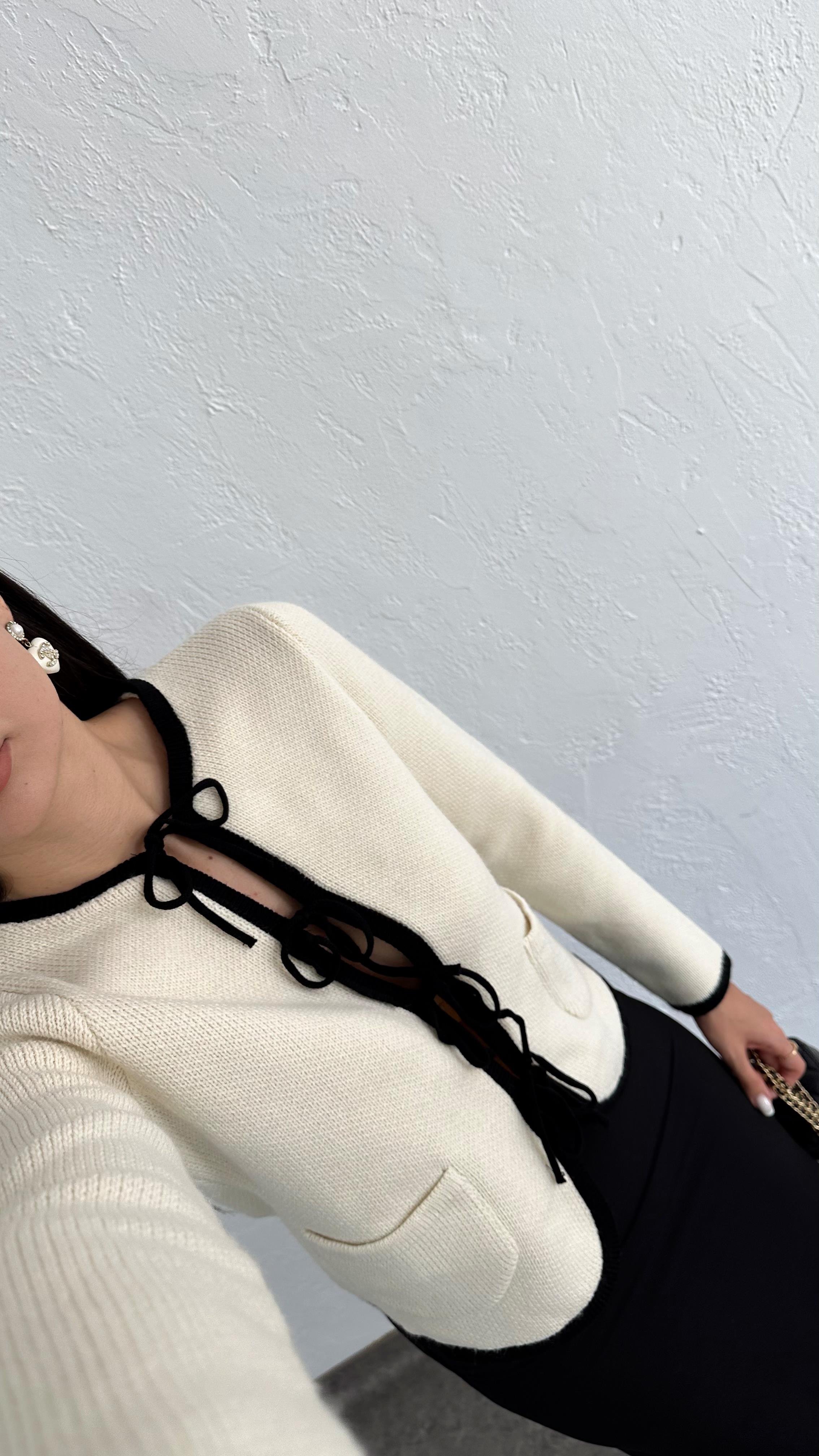 Bağlamalı Ceket Hırka