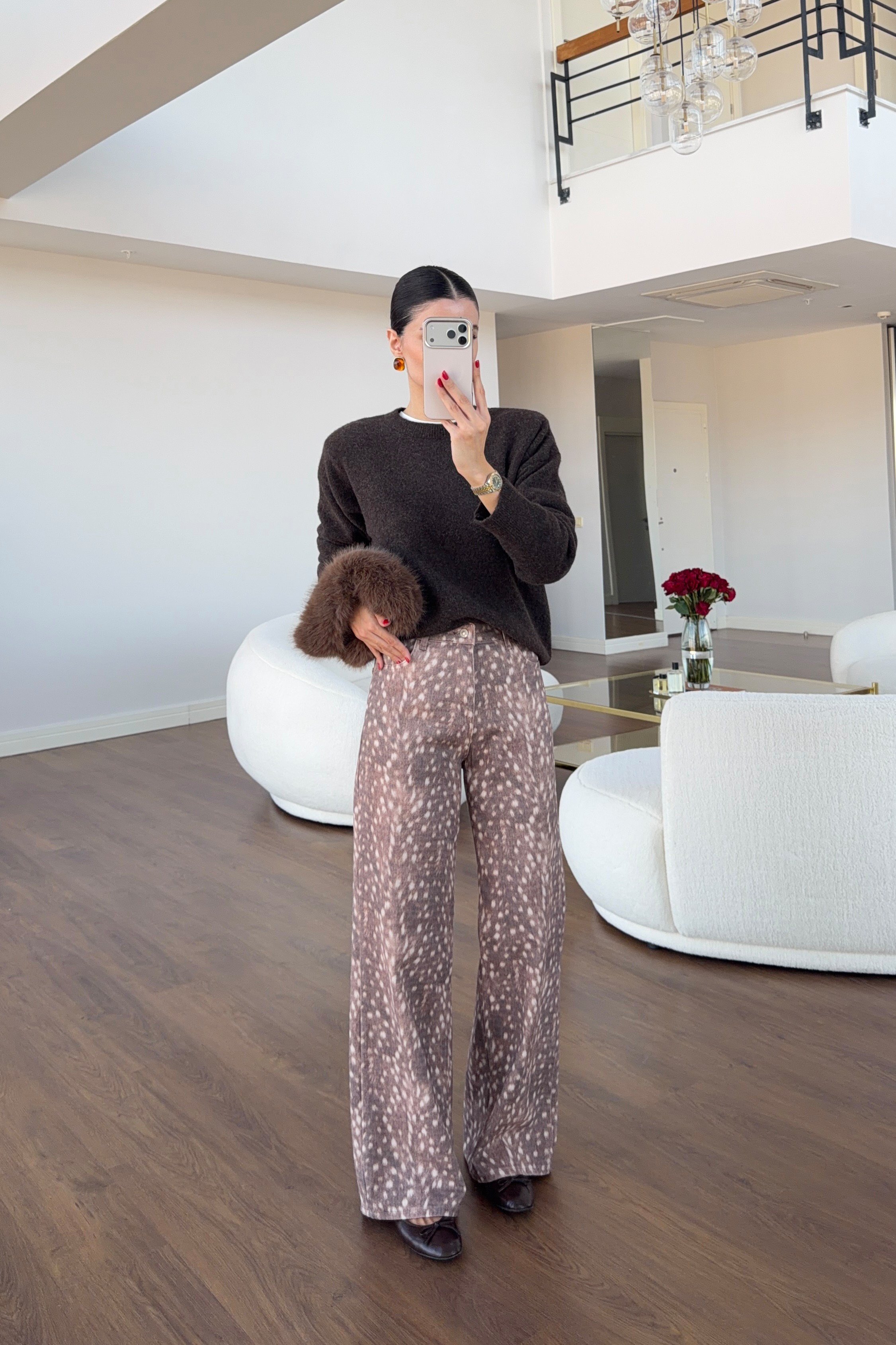 Bambi Desen Wide Leg Jean