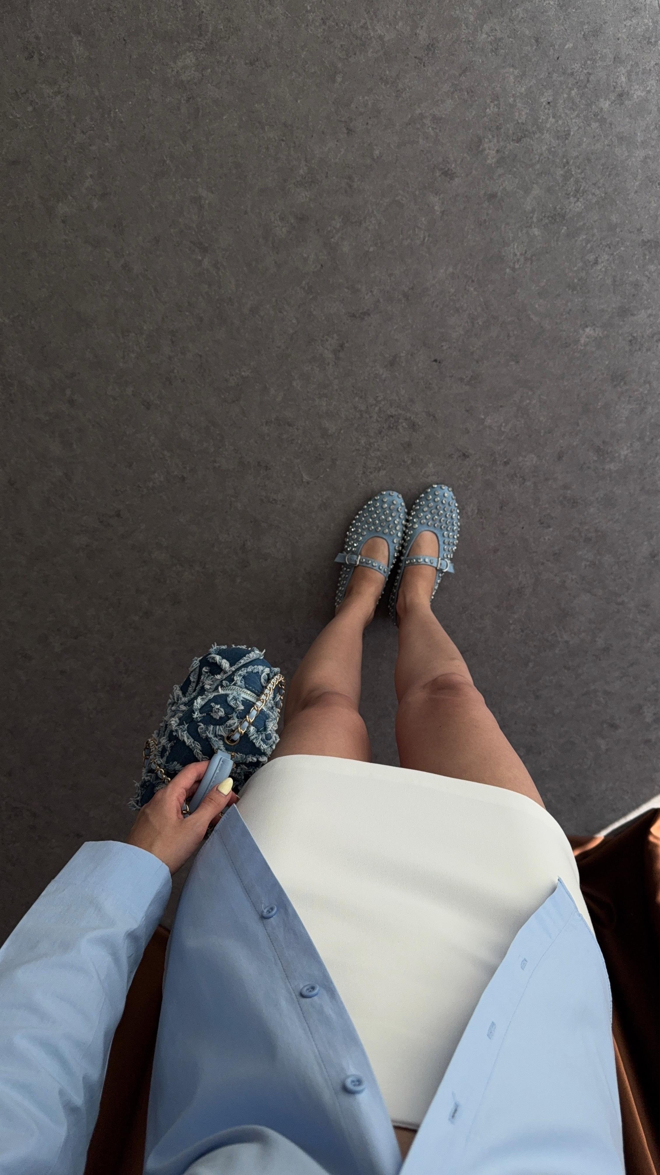 Basic Beyaz Mini Etek