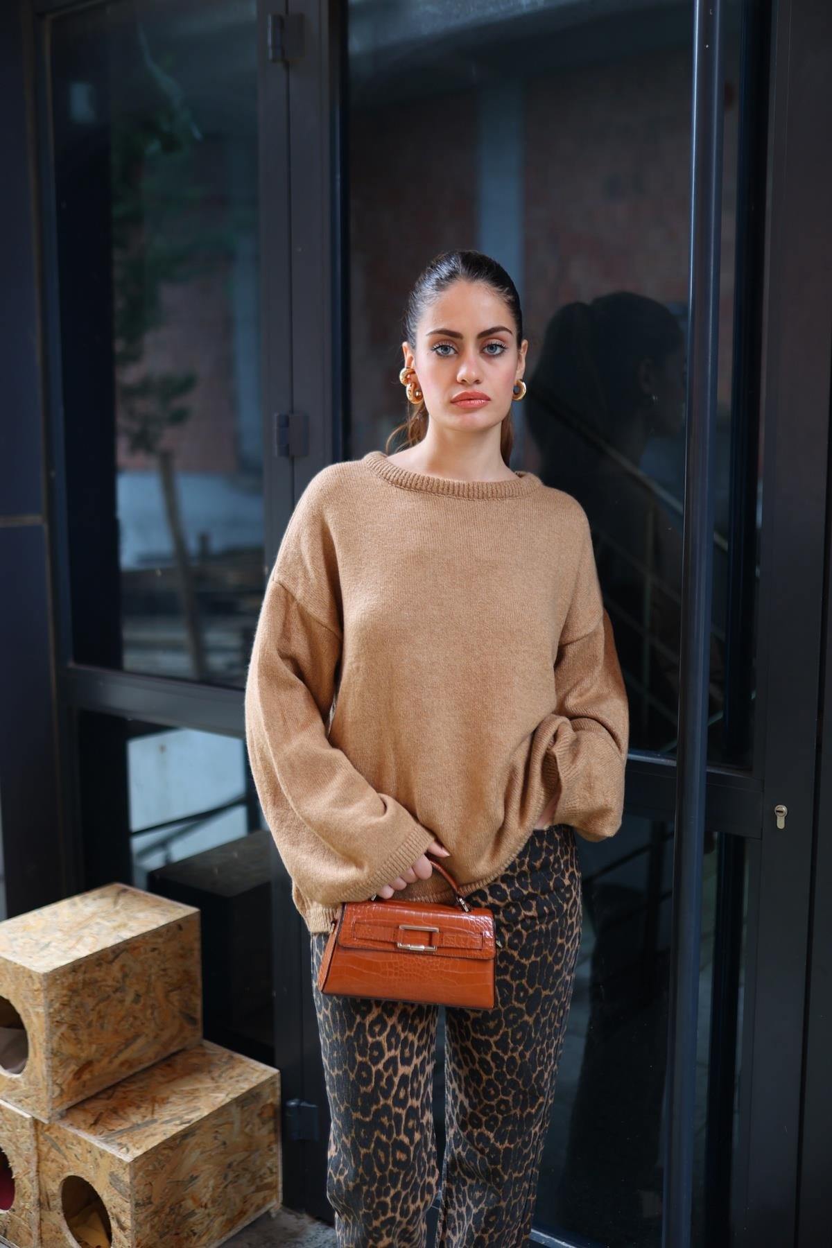 Basic Sütlü Kahve Kazak