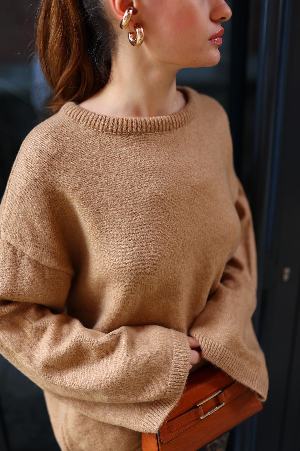 Basic Sütlü Kahve Kazak