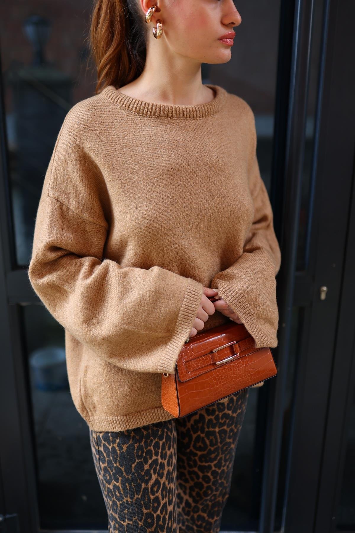 Basic Sütlü Kahve Kazak