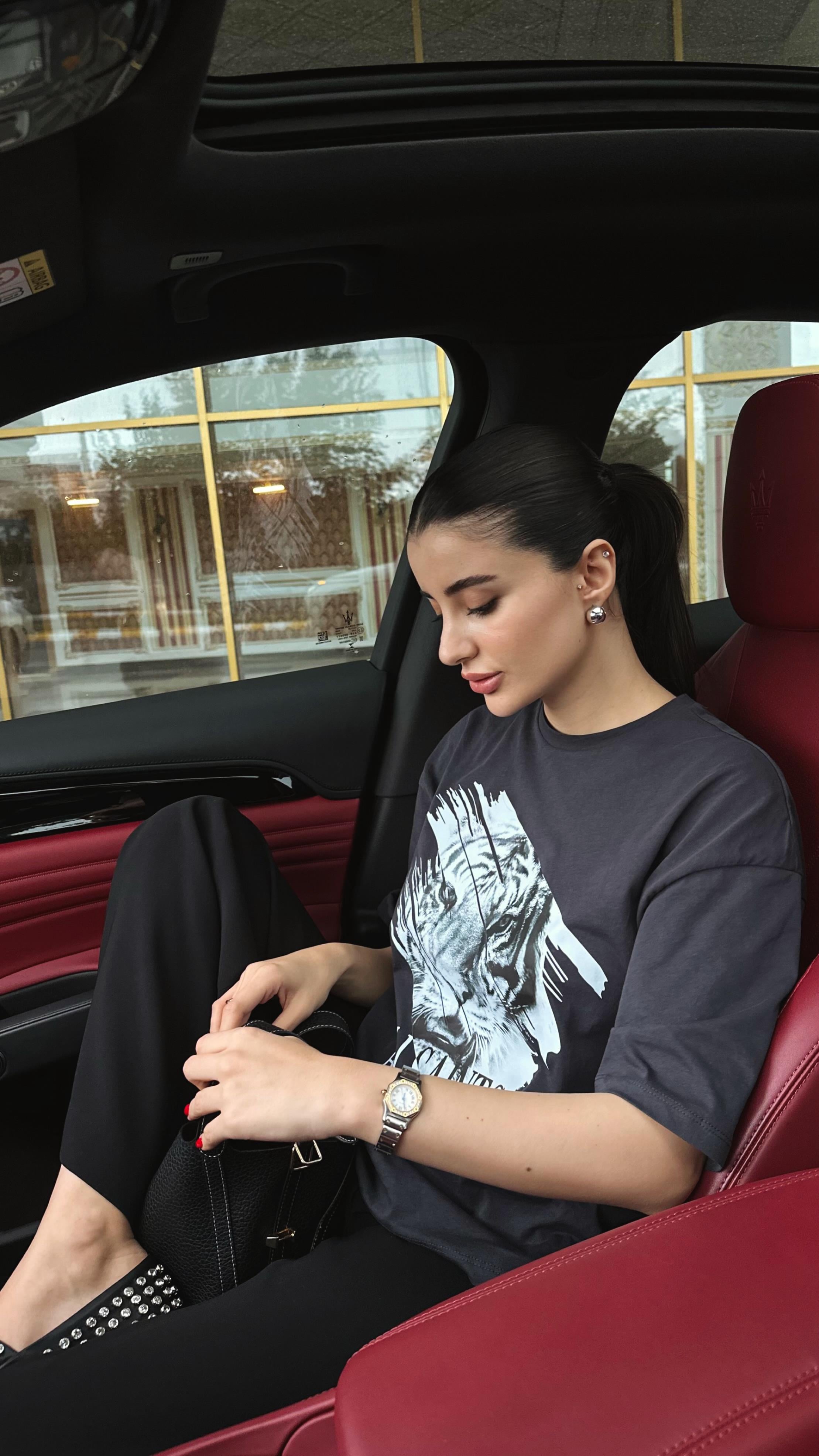 Baskılı Antrasit Tshirt
