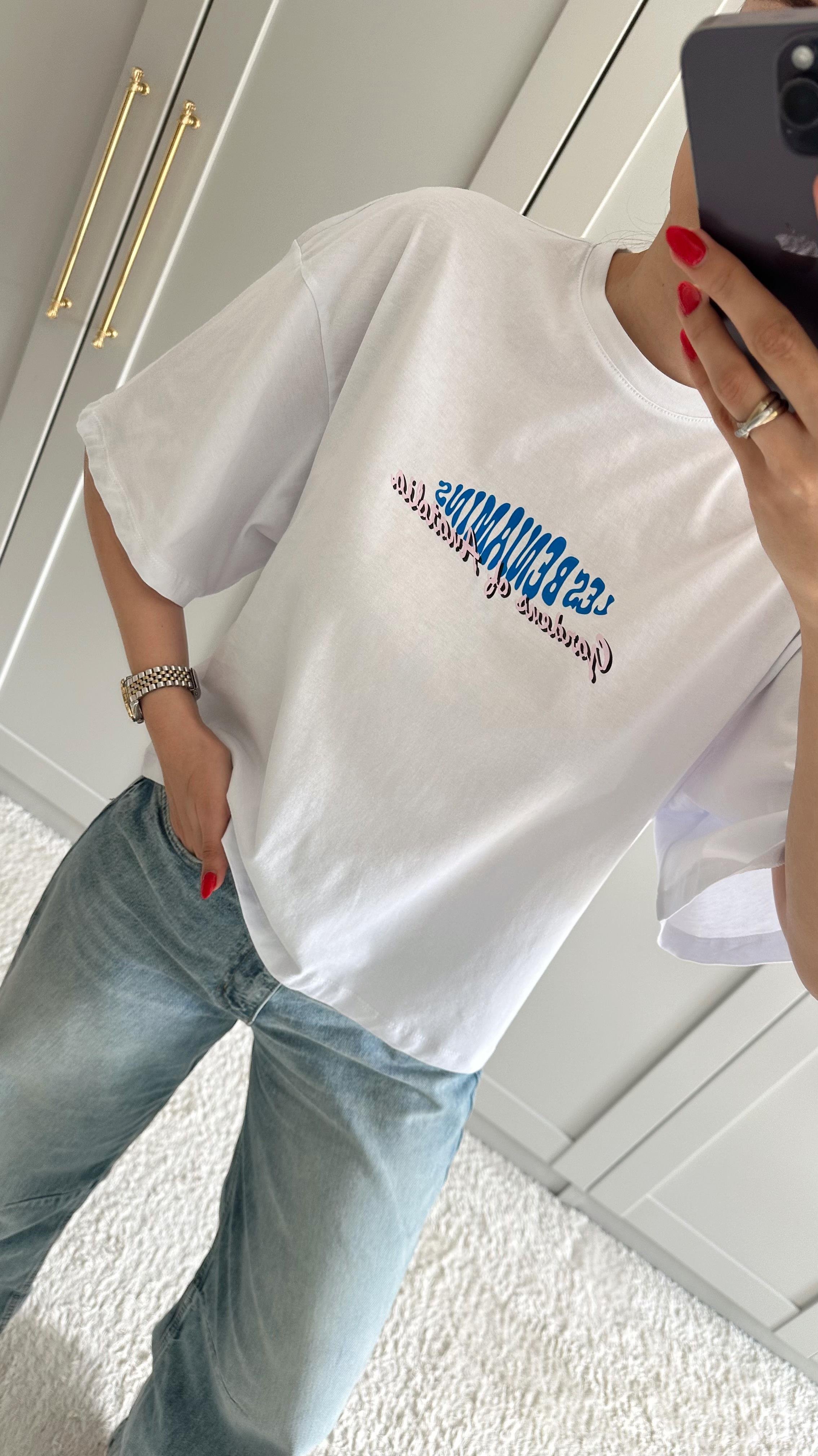 Benji Beyaz Tshirt