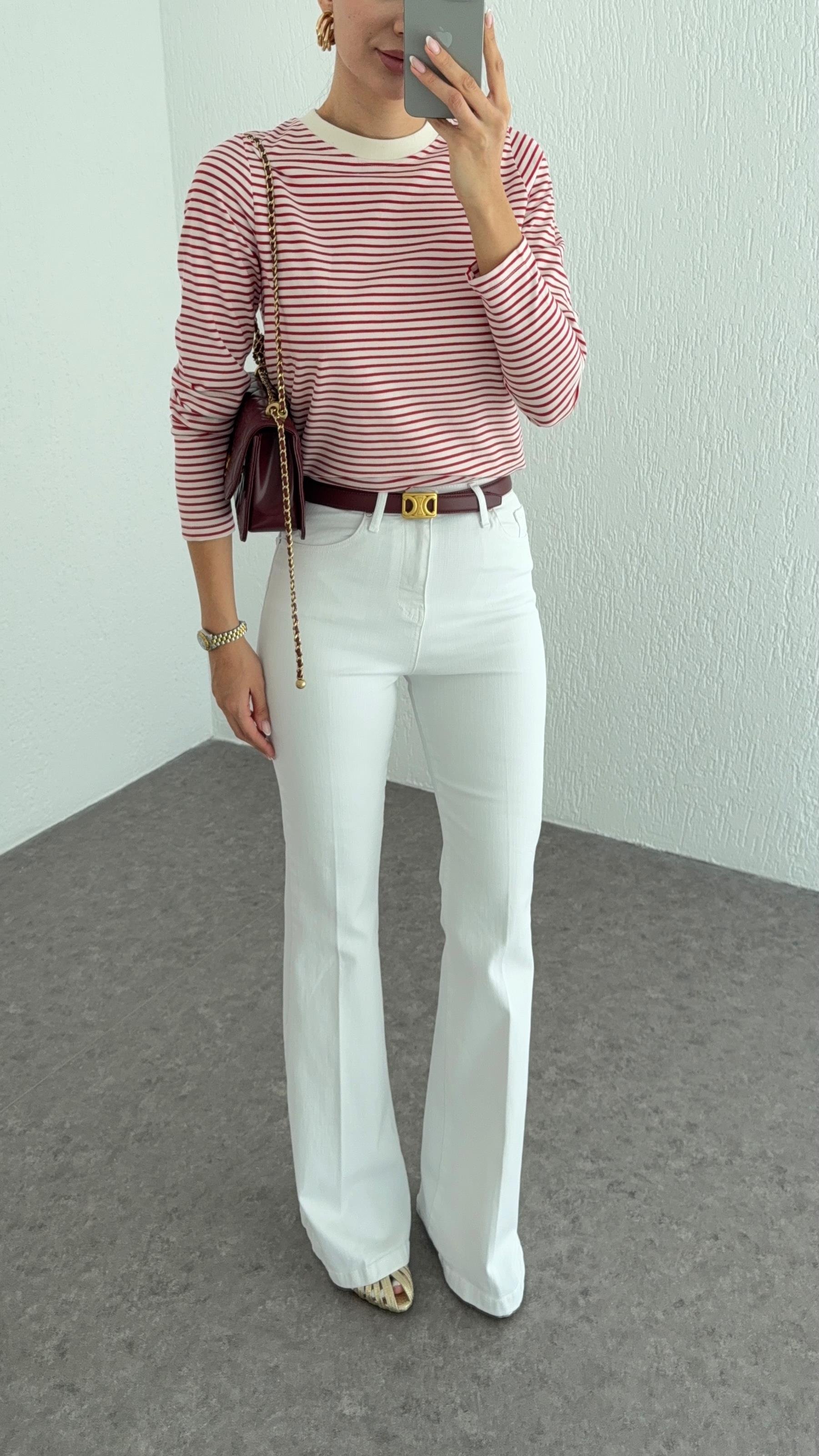 Beyaz İspanyol Jean