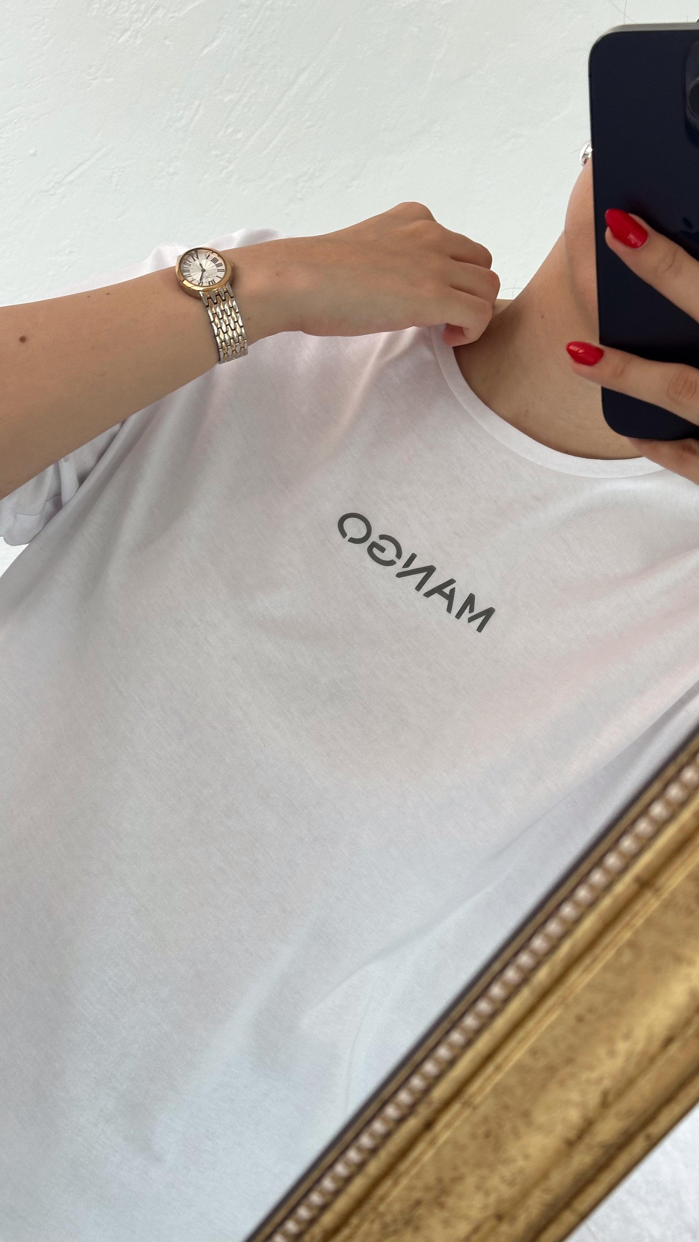 Beyaz Mng Tshirt