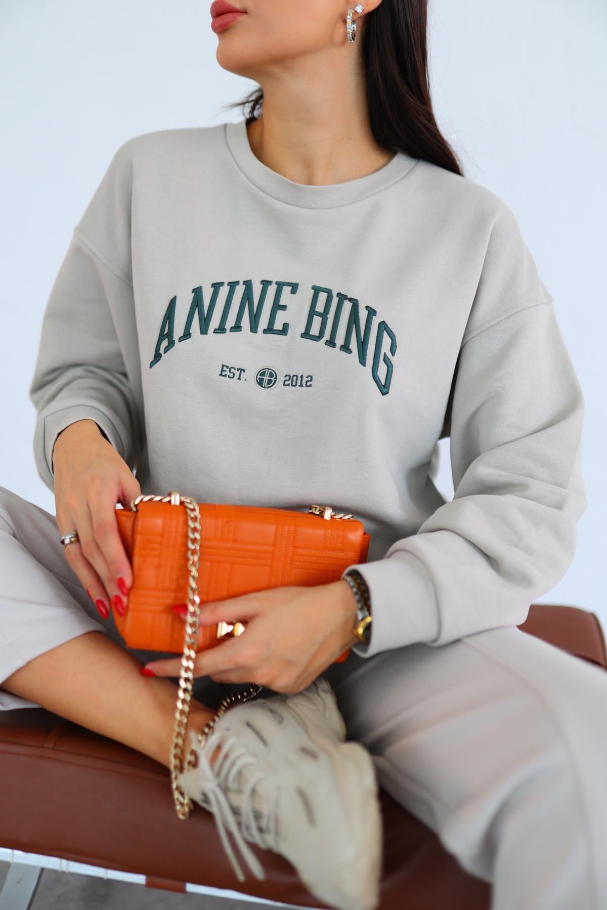 Bing Açık Gri Sweat