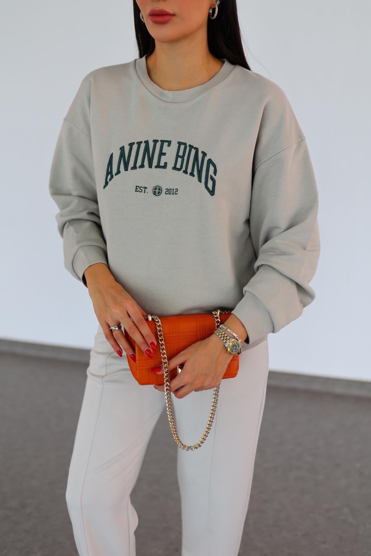Bing Açık Gri Sweat