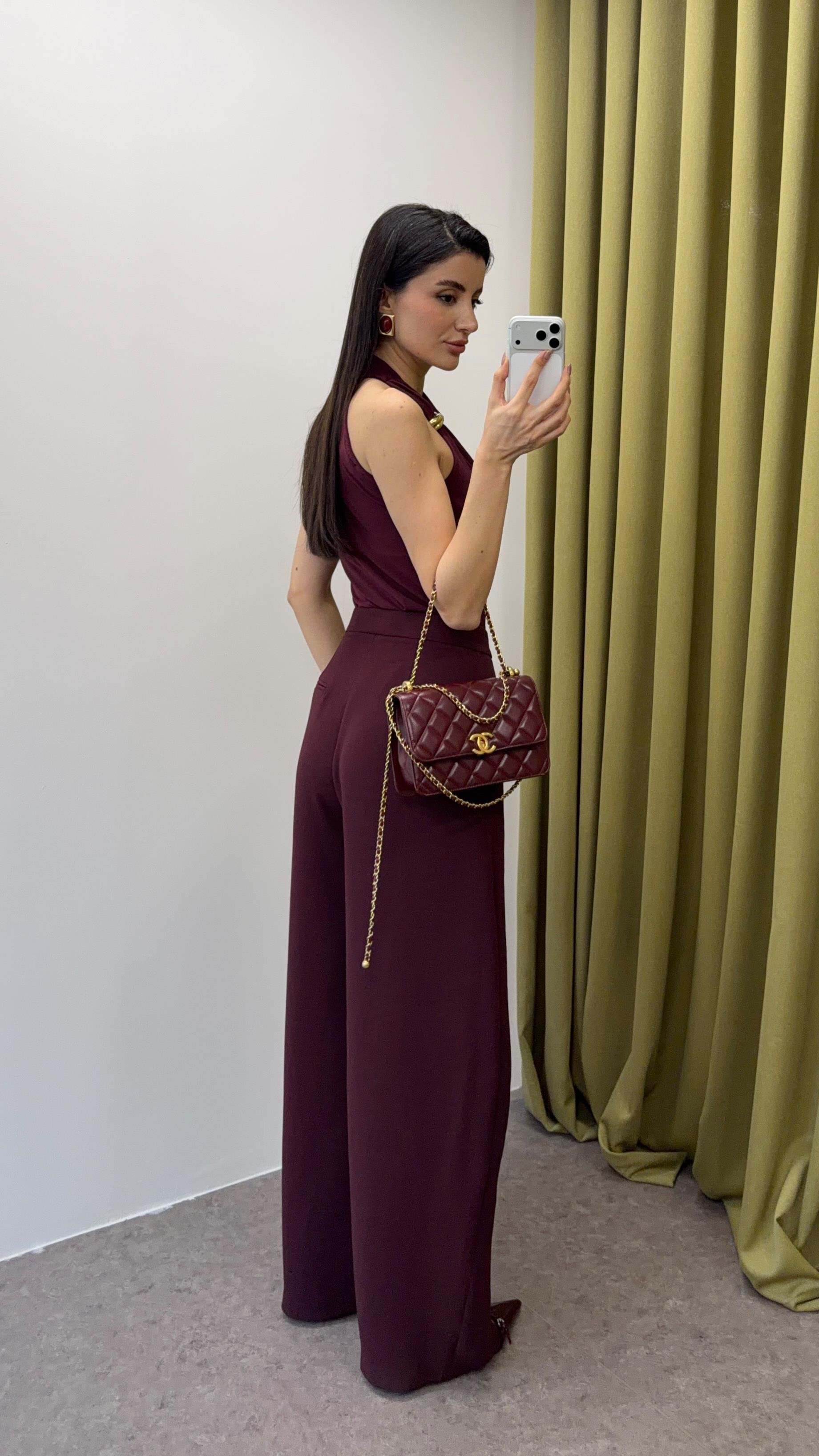 Bordo Balon Pantolon