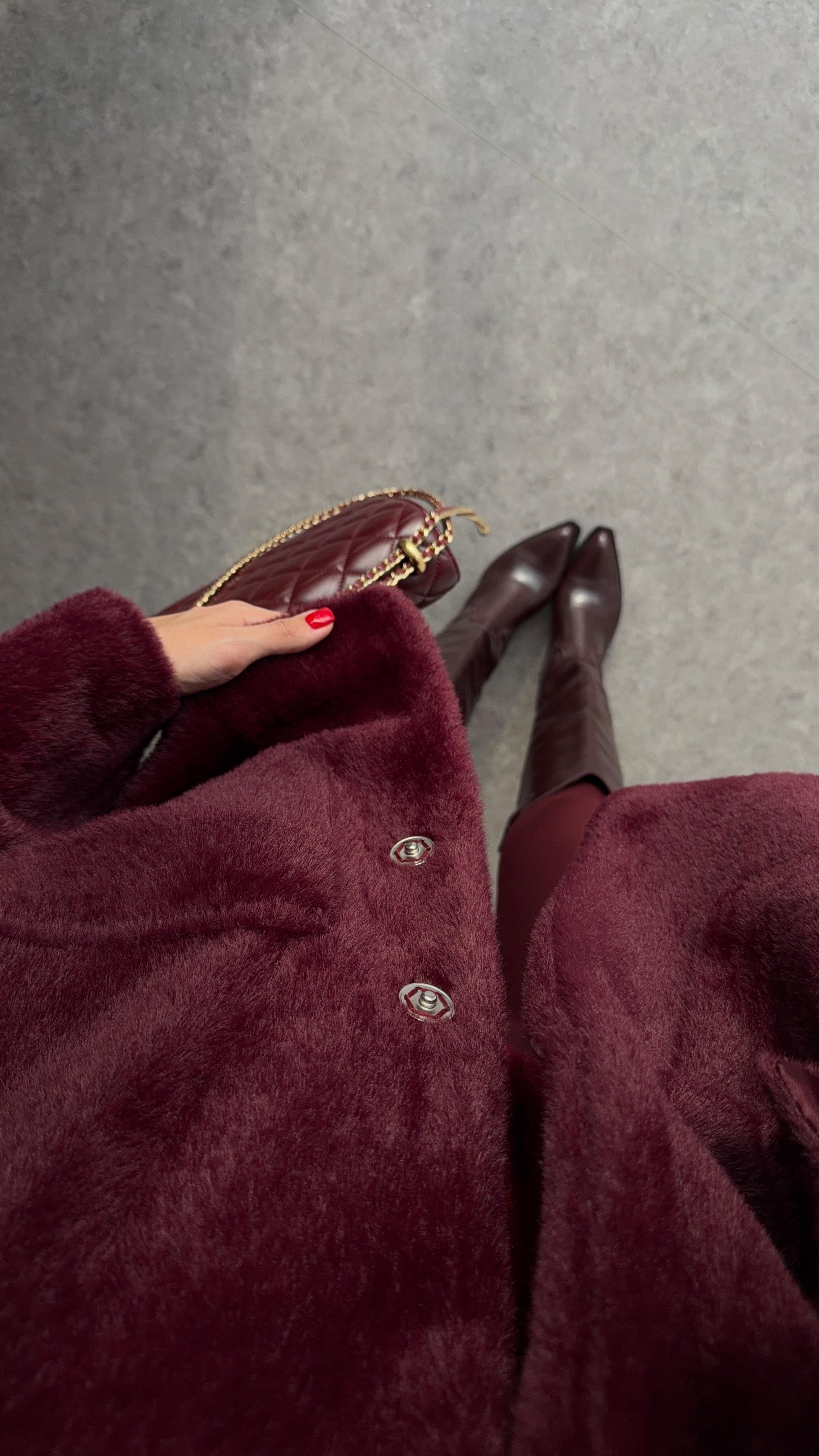 Bordo Ceket Kaban