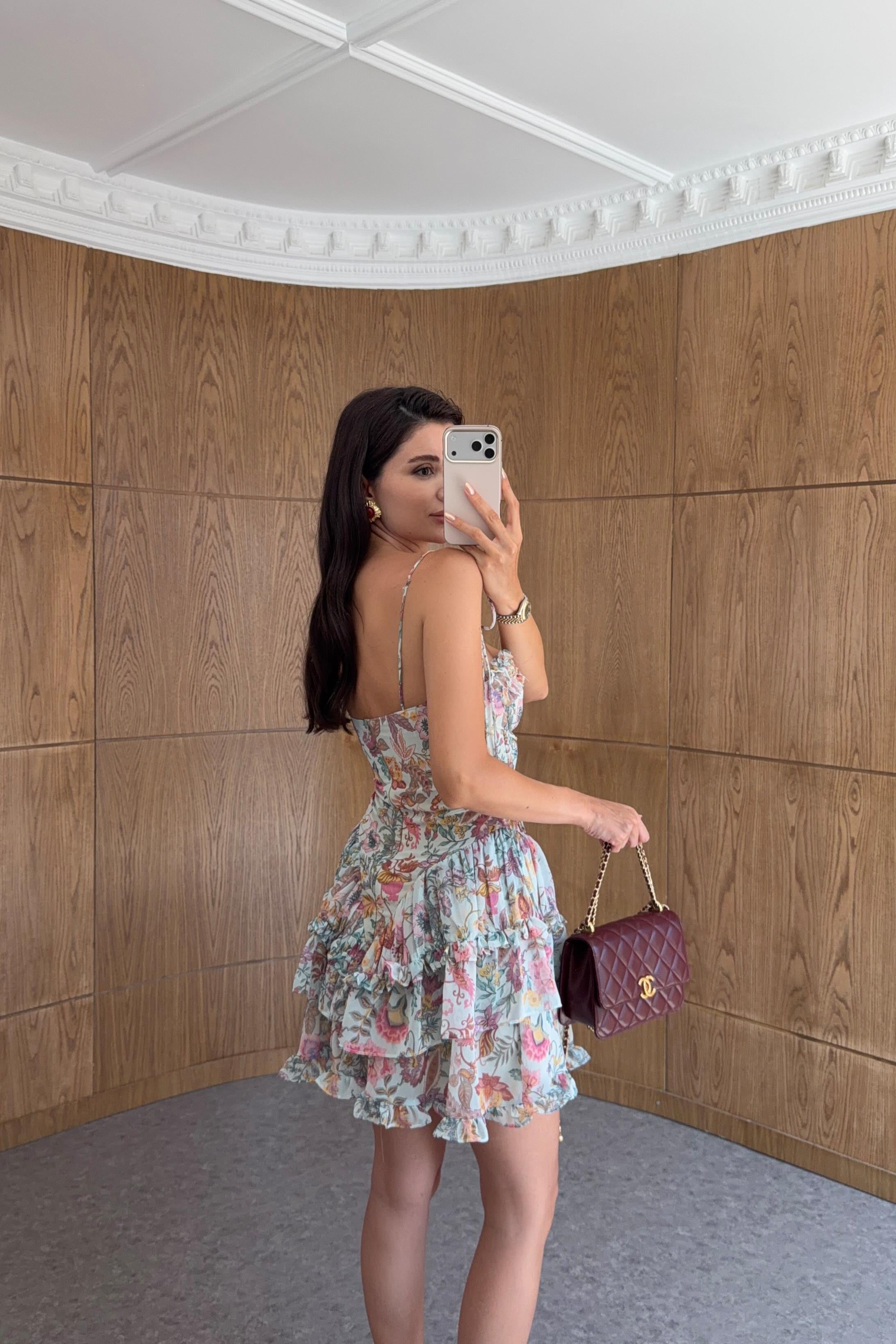 Büzgülü Bağlanabilir Askılı Renkli Mini Elbise