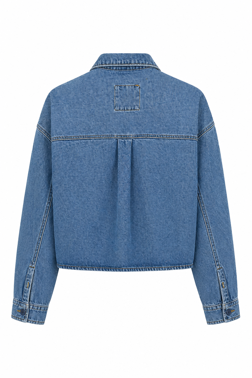 Cepli Mavi Denim Gömlek