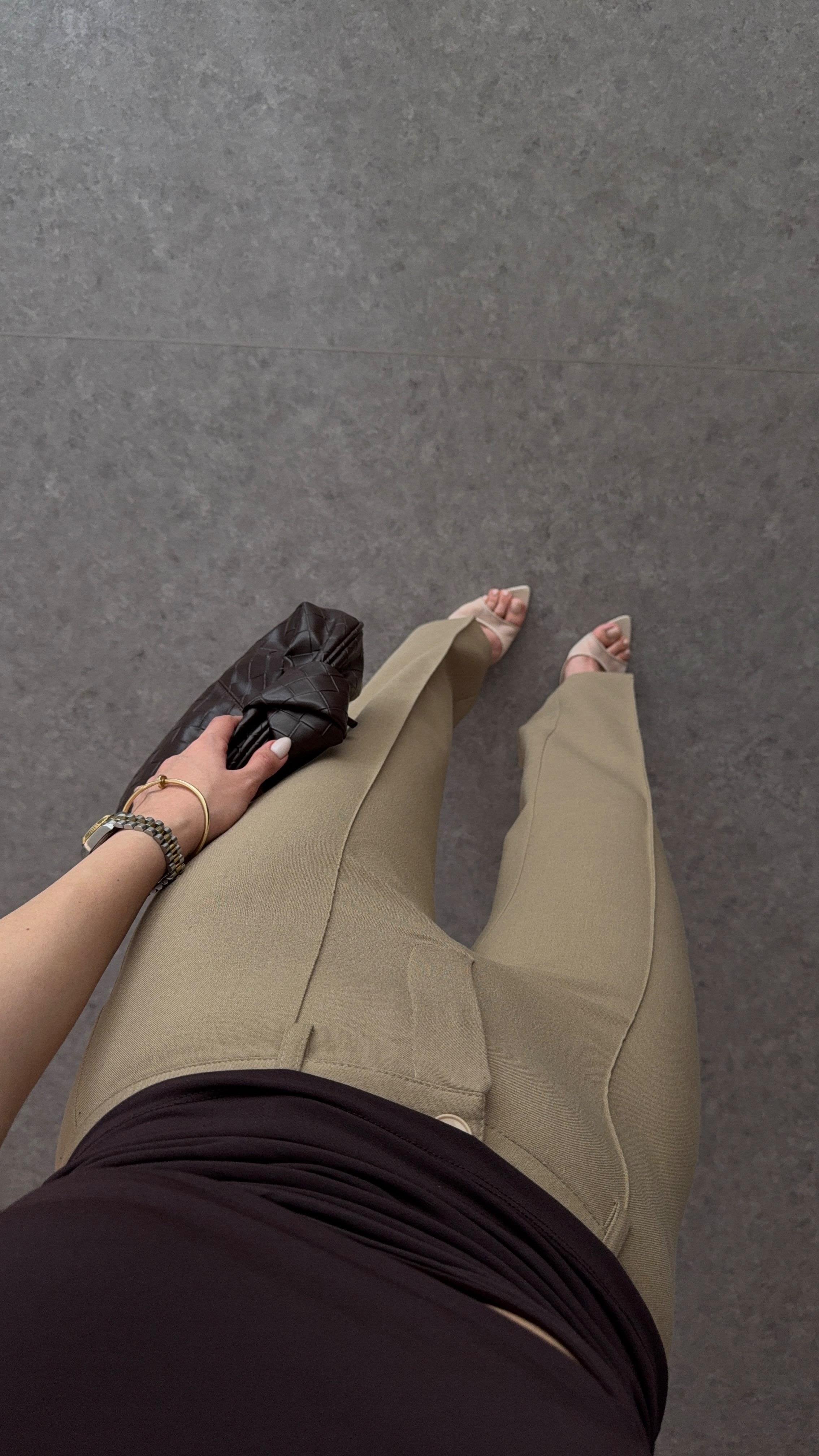 Çımalı Kum Beji Pantolon