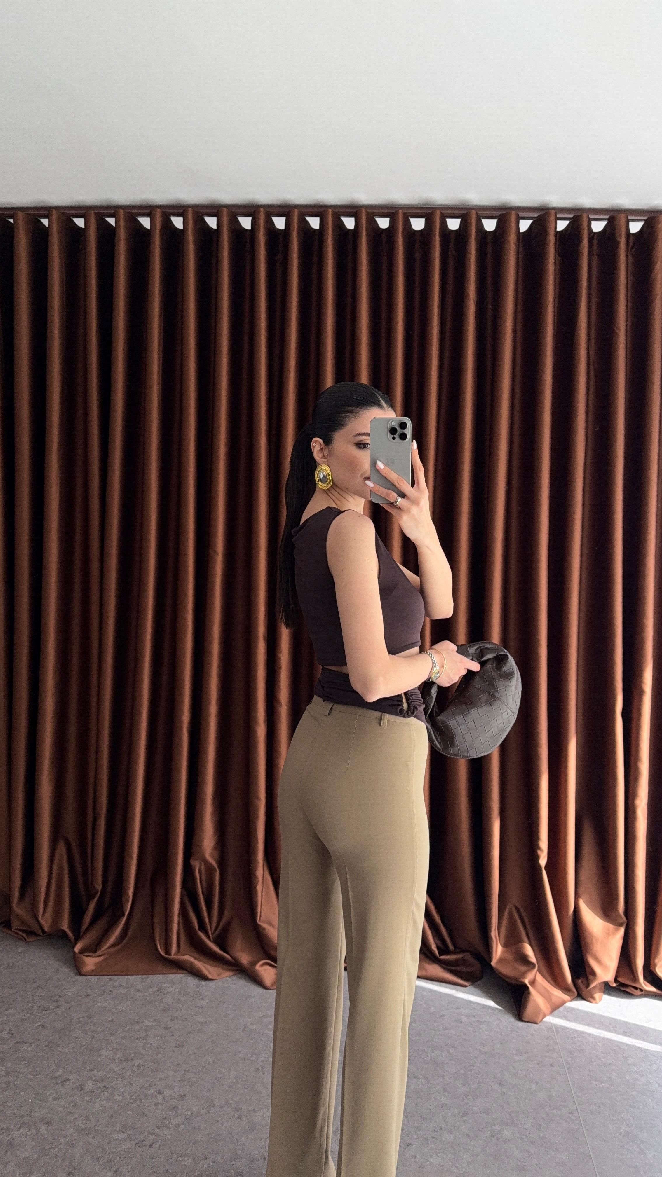 Çımalı Kum Beji Pantolon