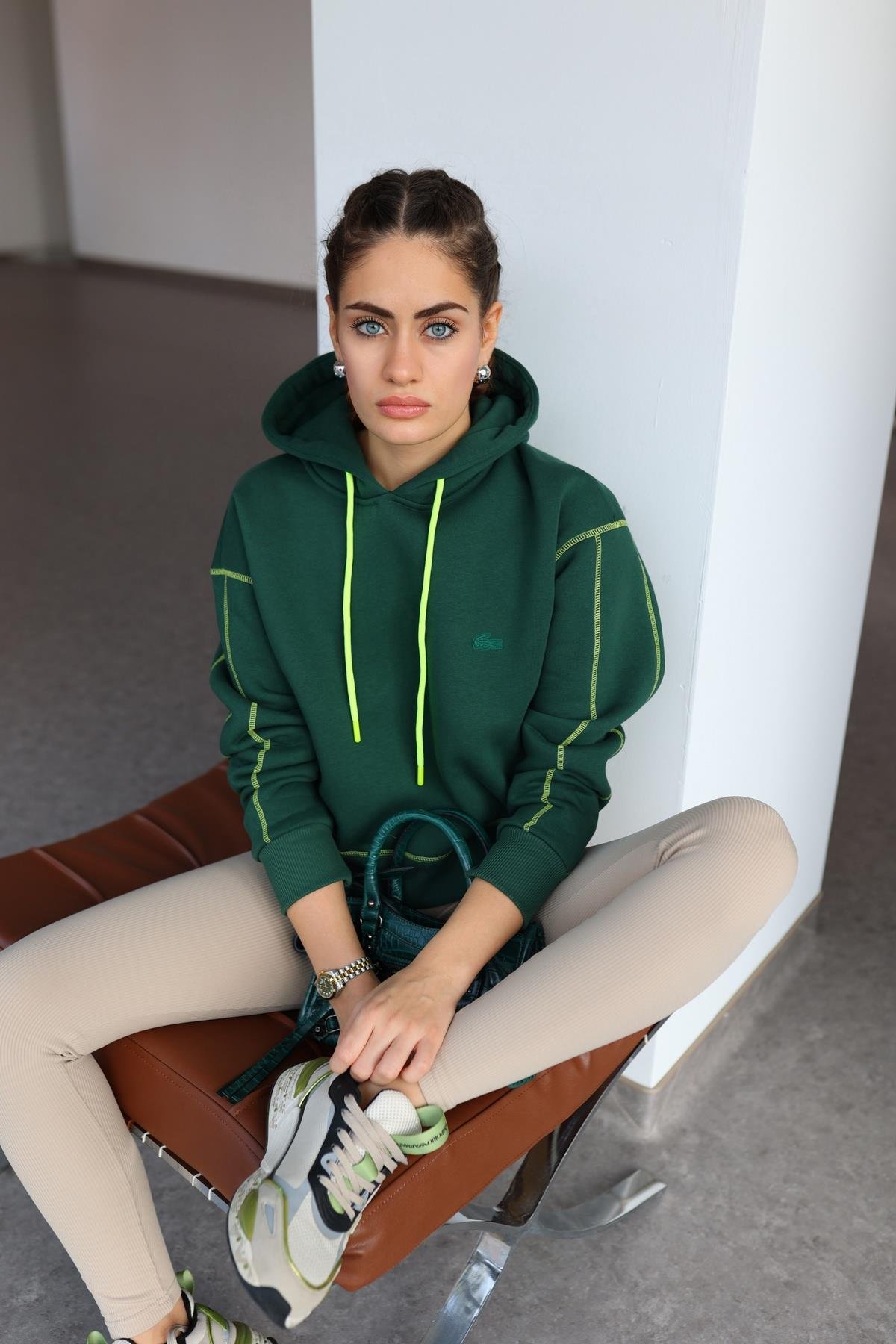 Coste Yeşil Sweatshirt