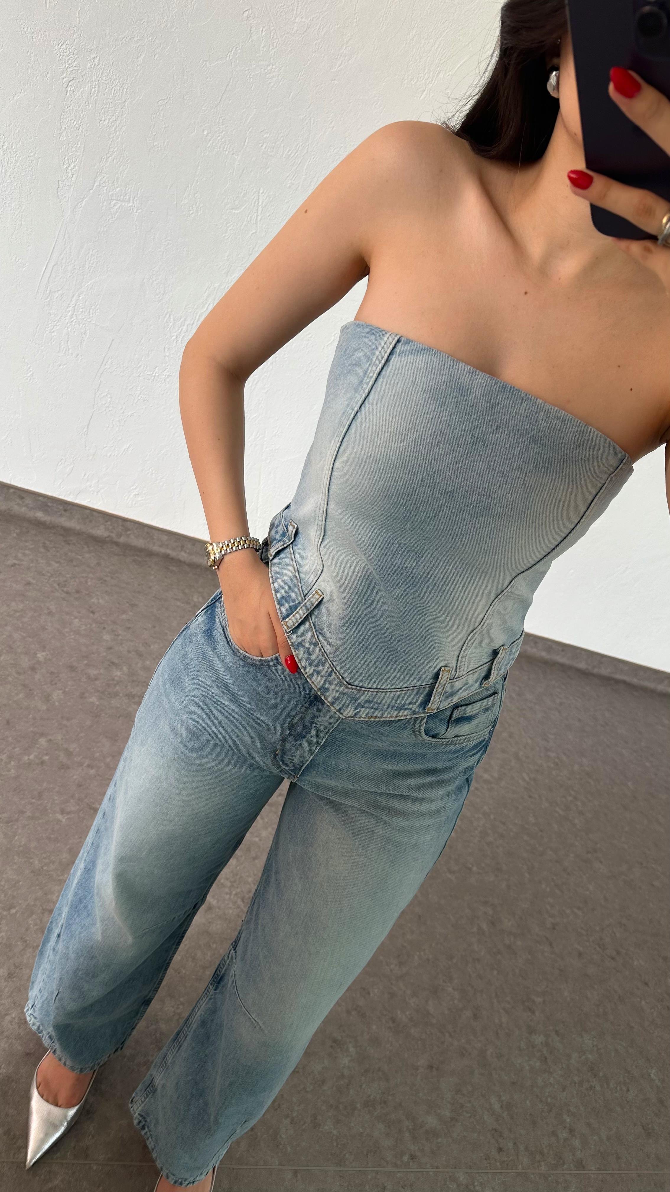 Denim Büstiyer