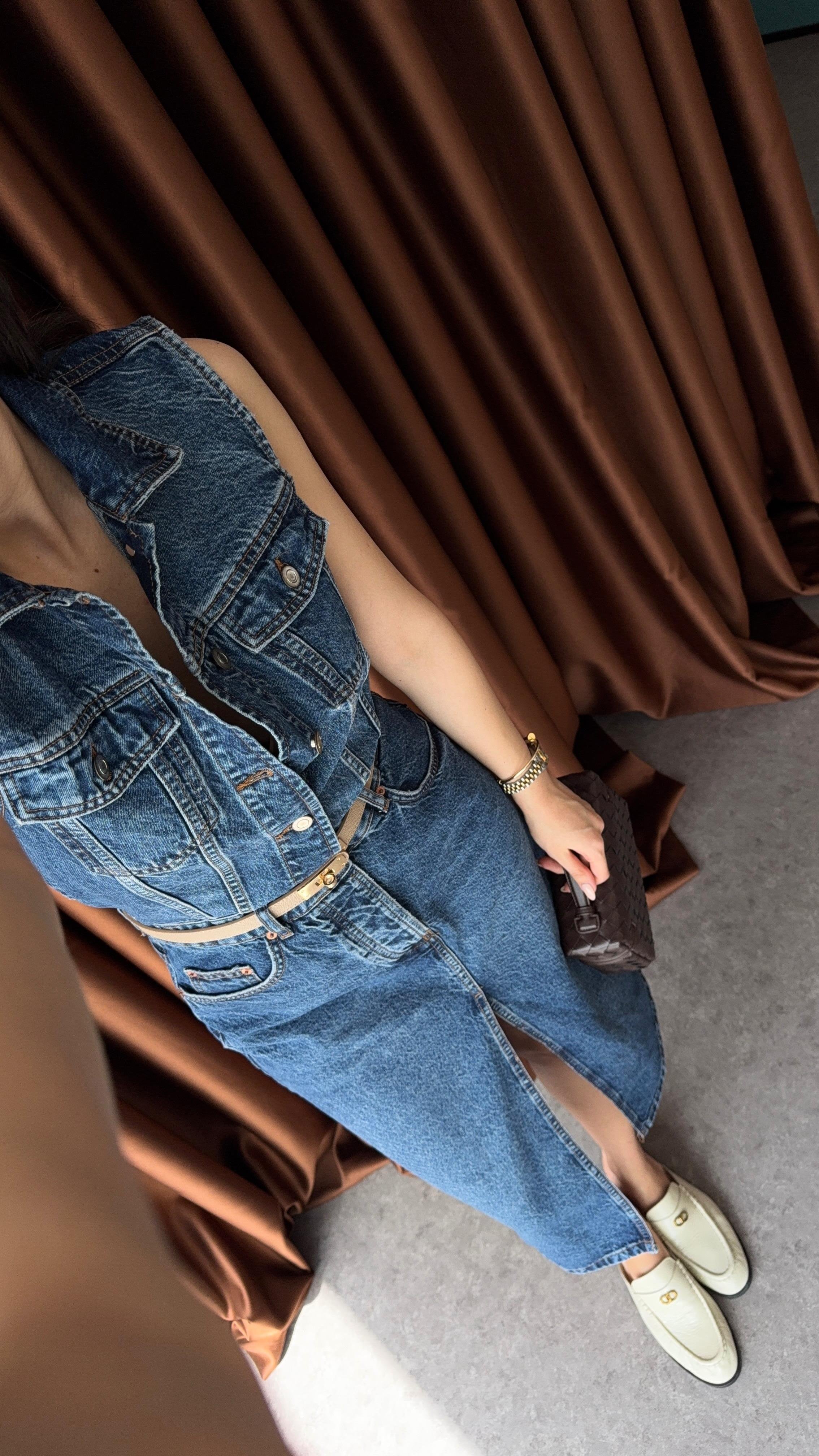 Denim Elbise