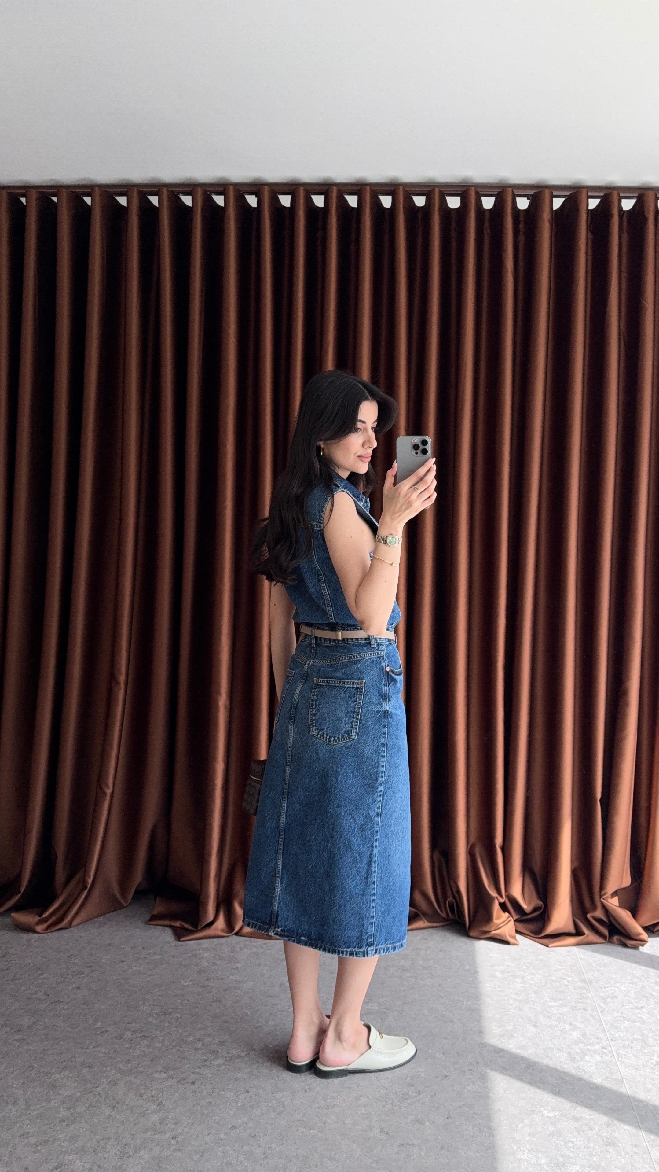 Denim Elbise