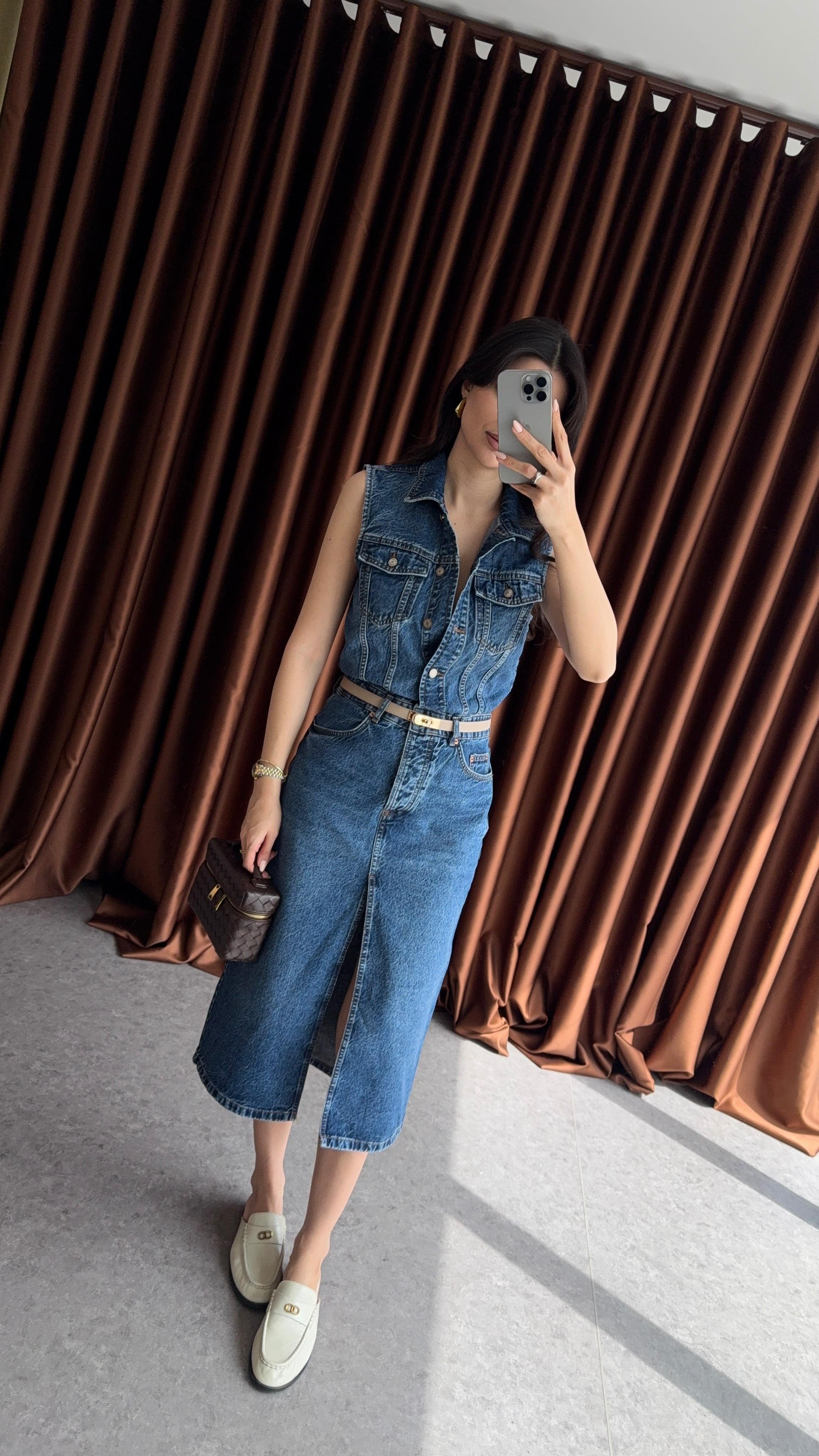Denim Elbise