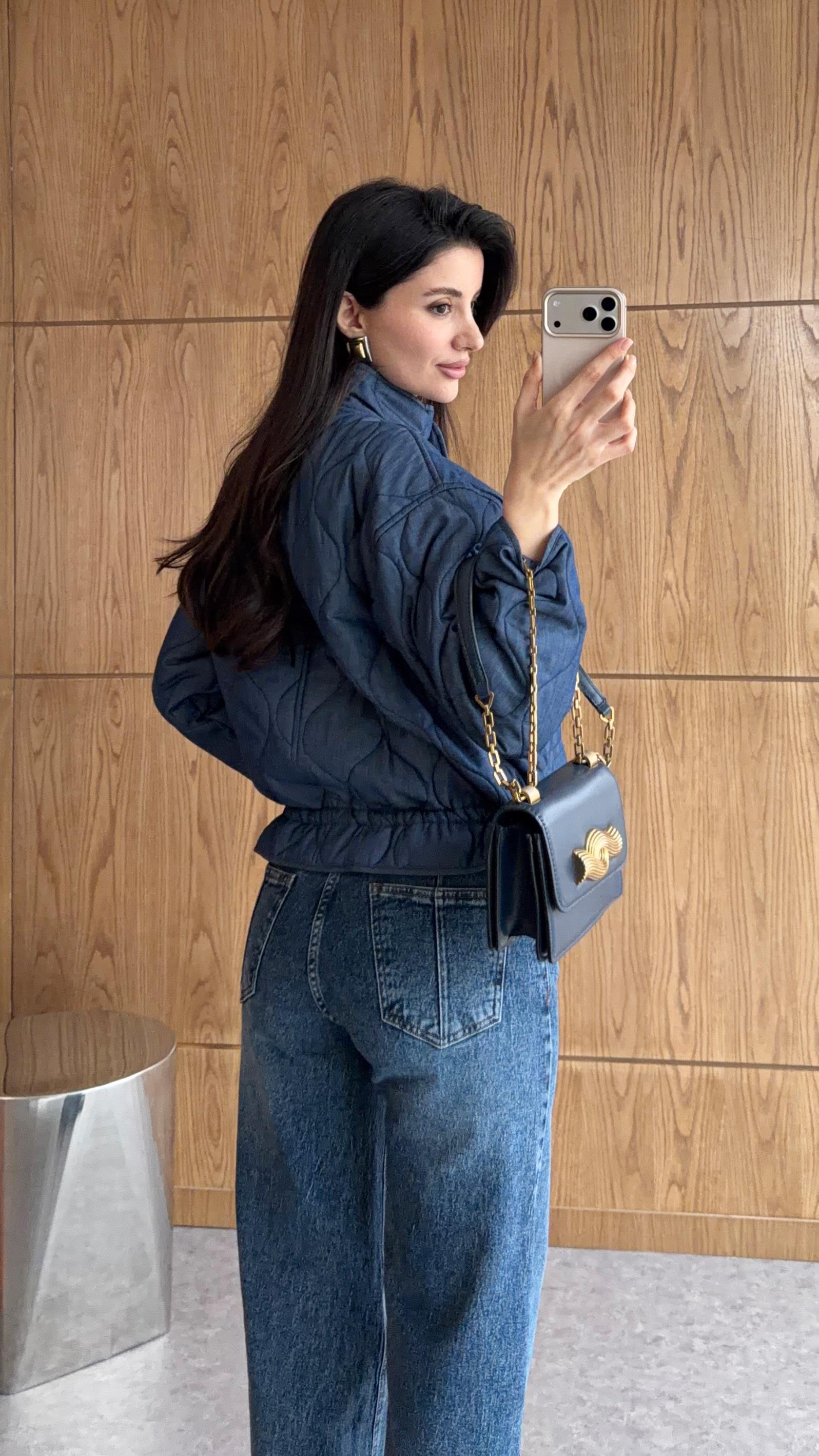 Denim Görünümlü Ceket