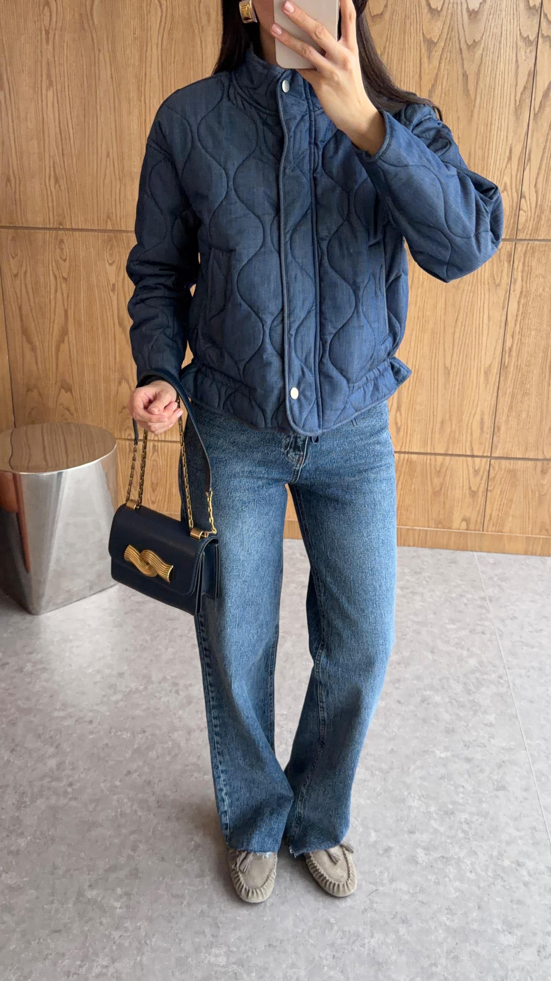 Denim Görünümlü Ceket