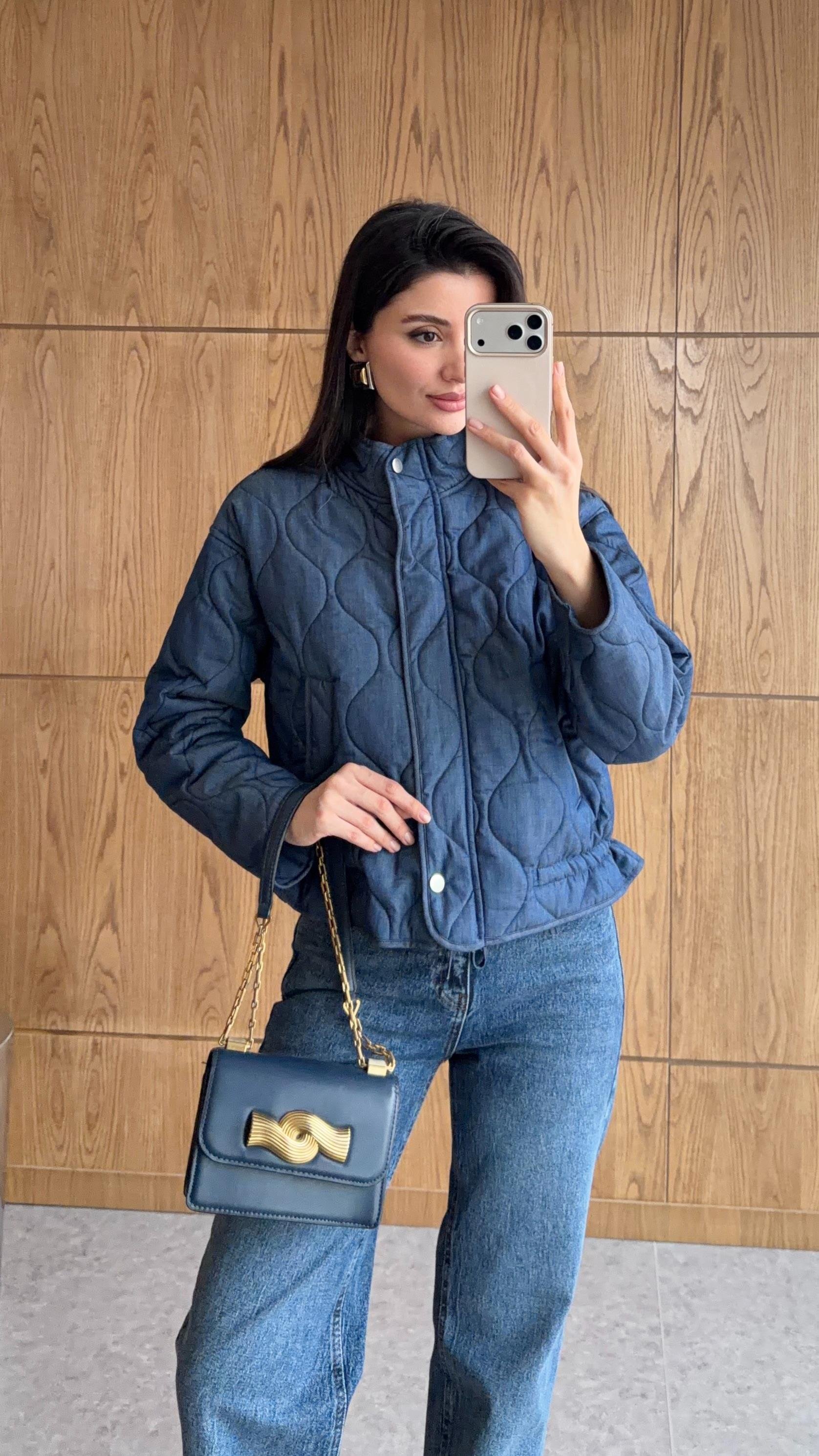 Denim Görünümlü Ceket