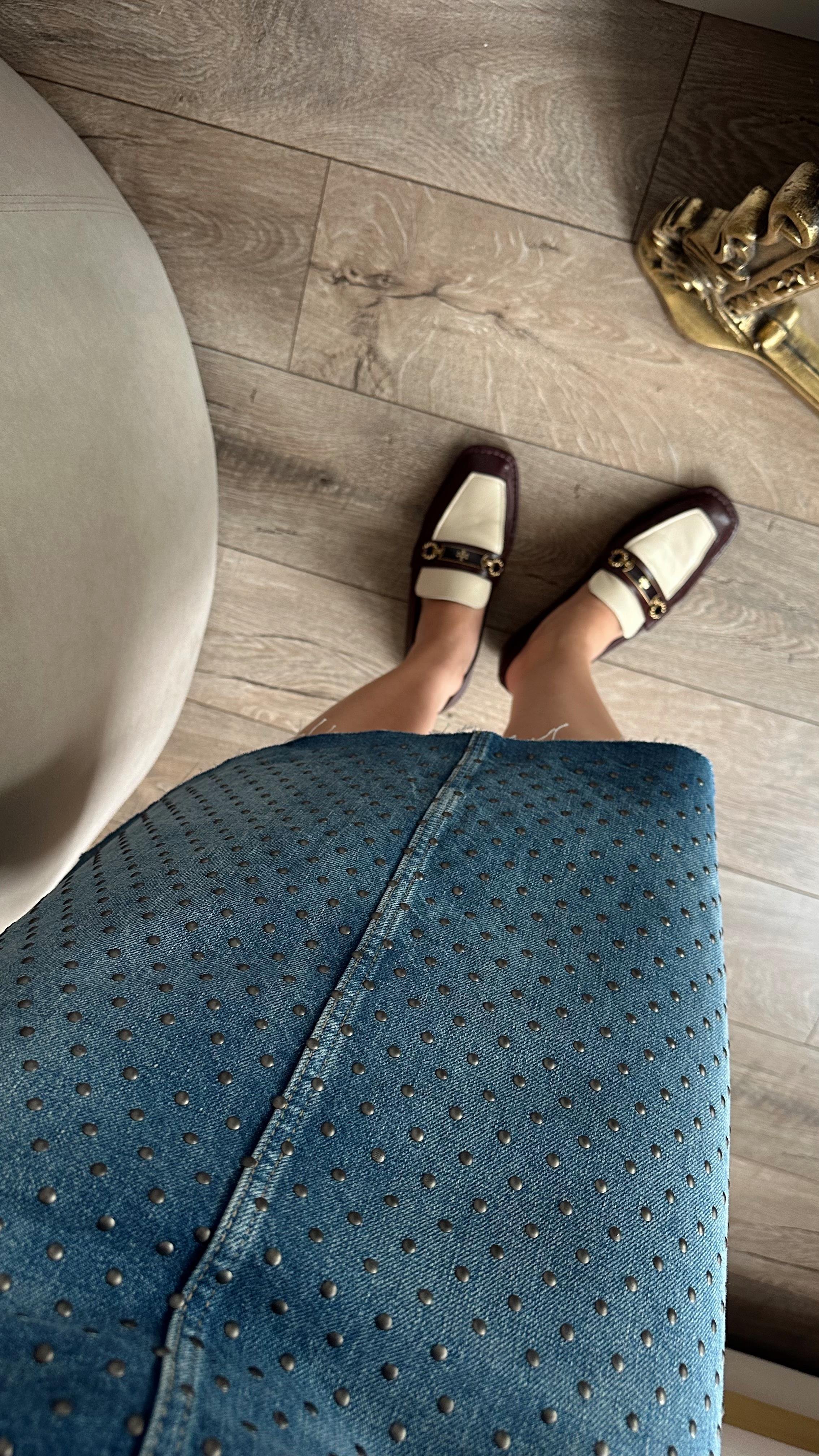 Droplu Denim Elbise
