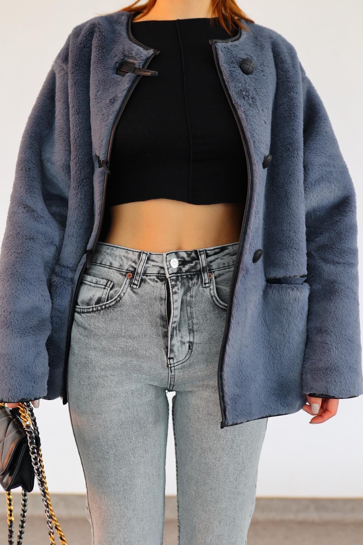 Duman Rengi Boyfit Jean
