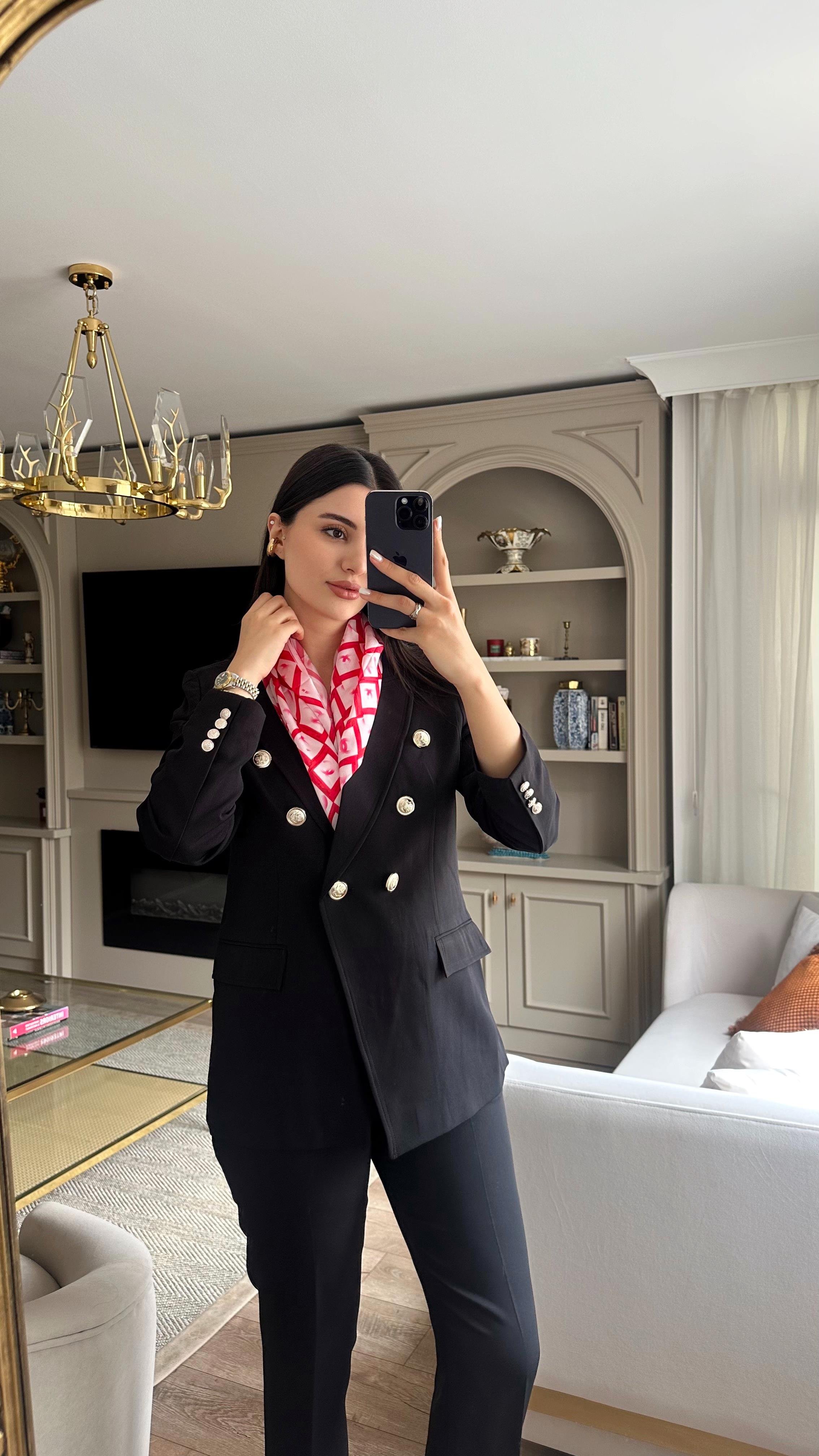 Fit Siyah İkili Takım